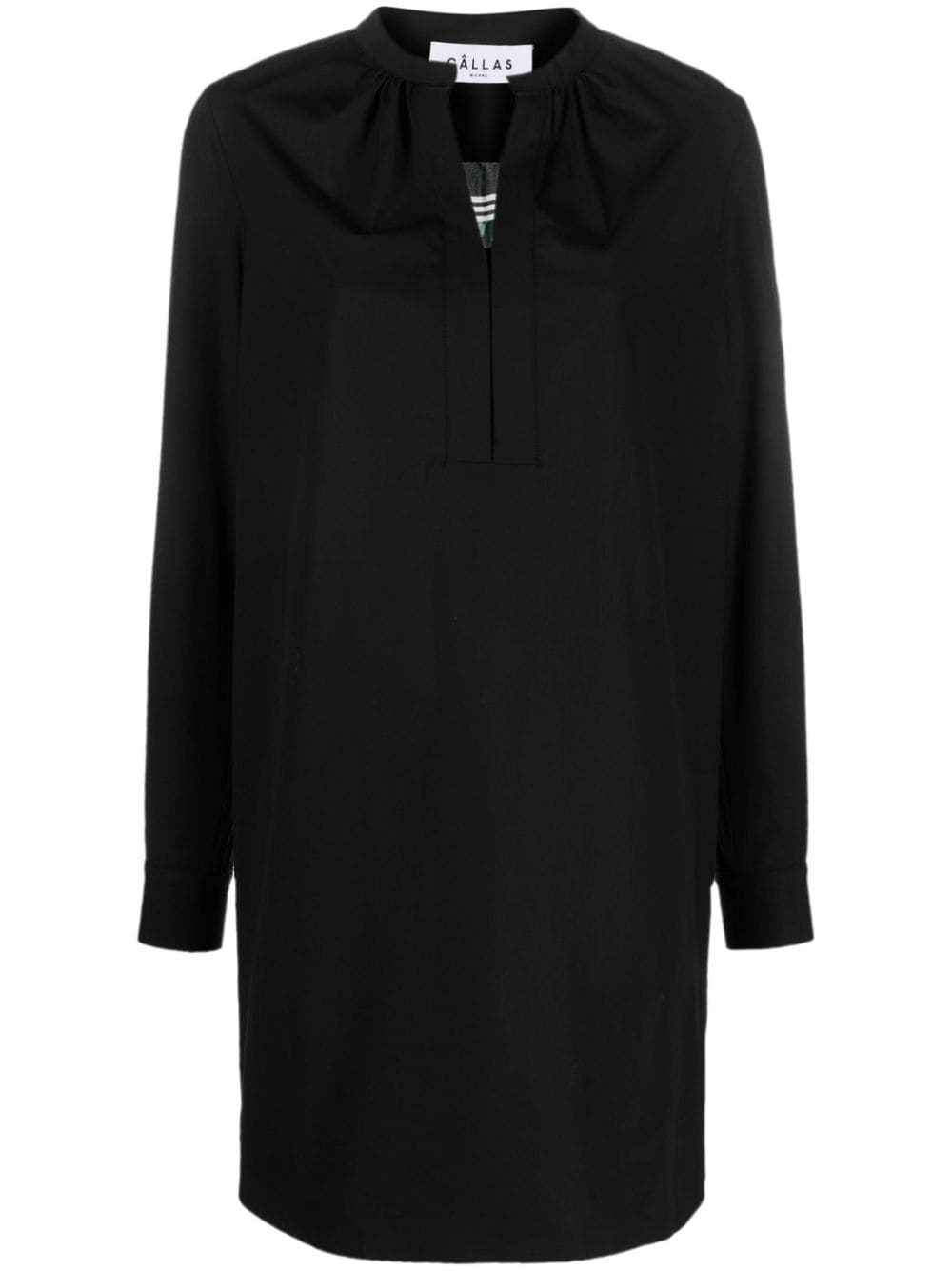 Câllas Milano Monica poplin tunic dress - Black von Câllas Milano