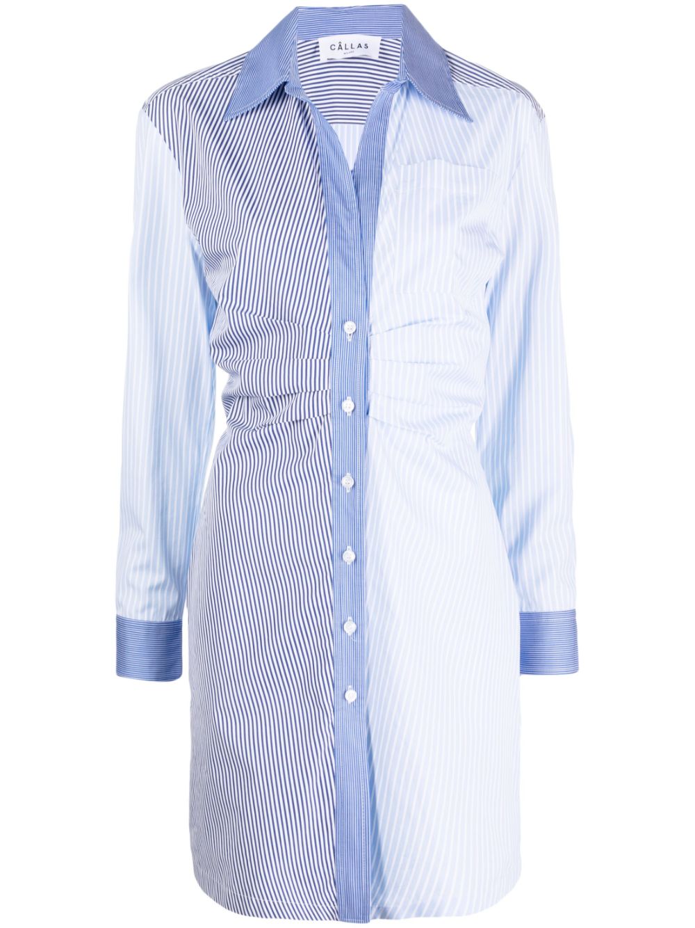 Câllas Milano Odette striped shirt dress - Blue von Câllas Milano