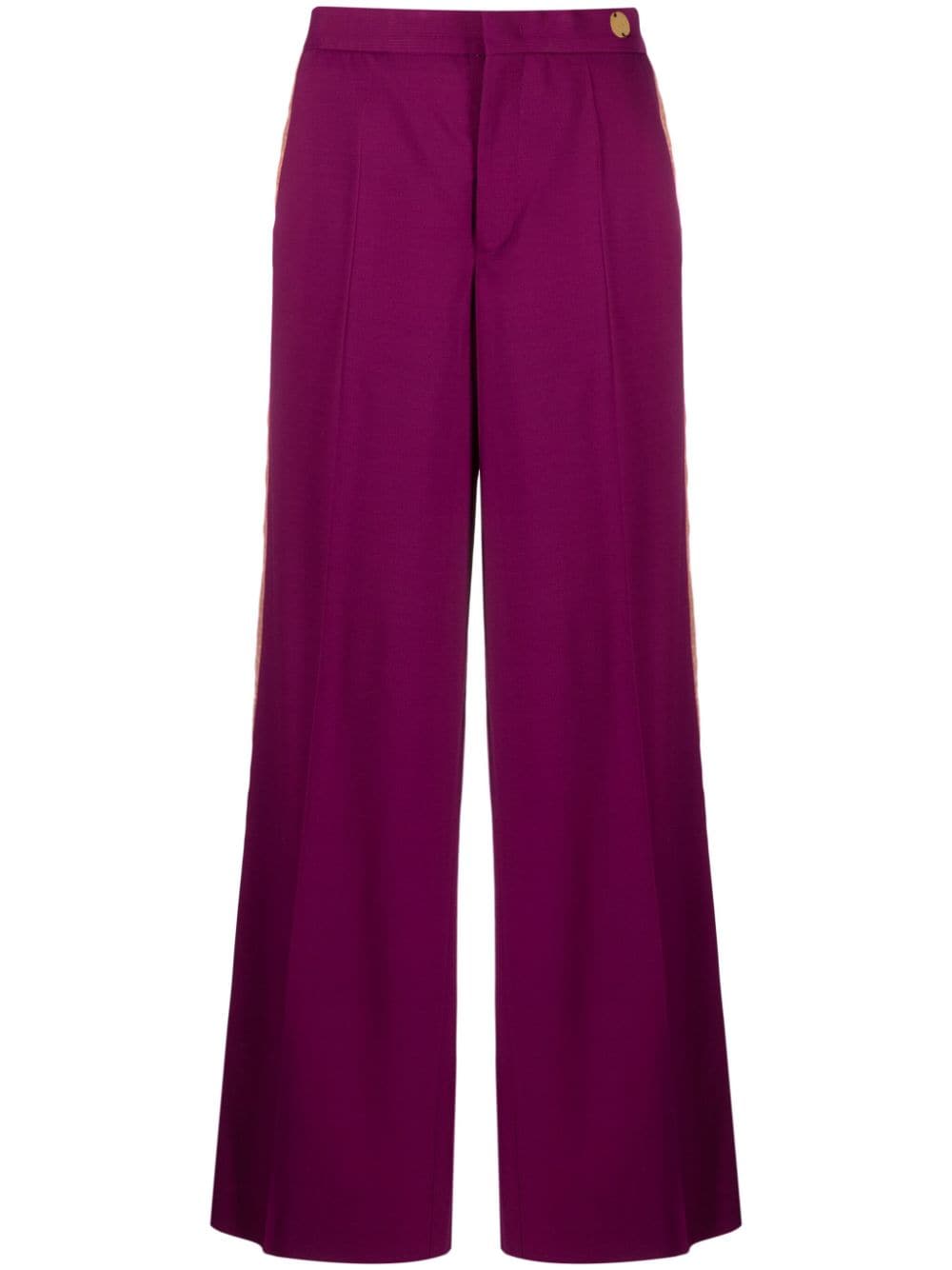 Câllas Milano Viva wide-leg tuxedo trousers - Purple von Câllas Milano