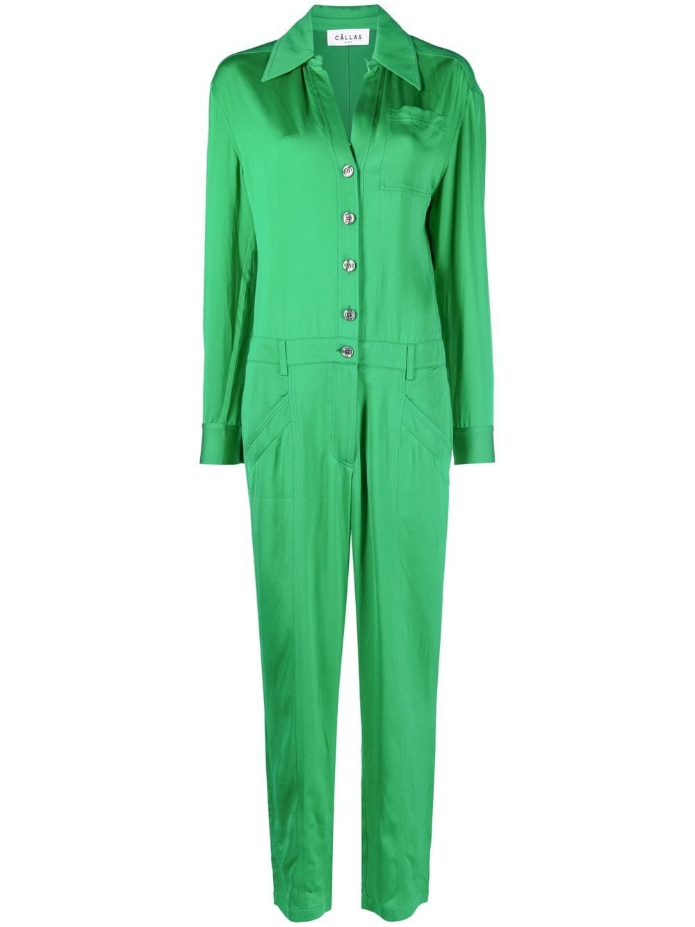 Câllas Milano long-sleeve jumpsuit - Green von Câllas Milano