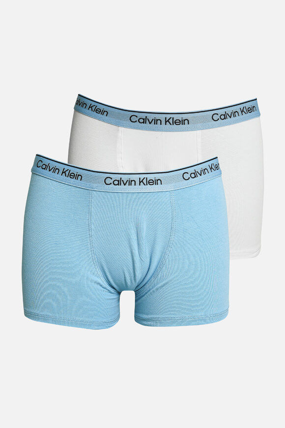 Calvin Klein (alle) Doppelpack Boxershorts | Raindrop Blue + White | Jungen  | 10-12