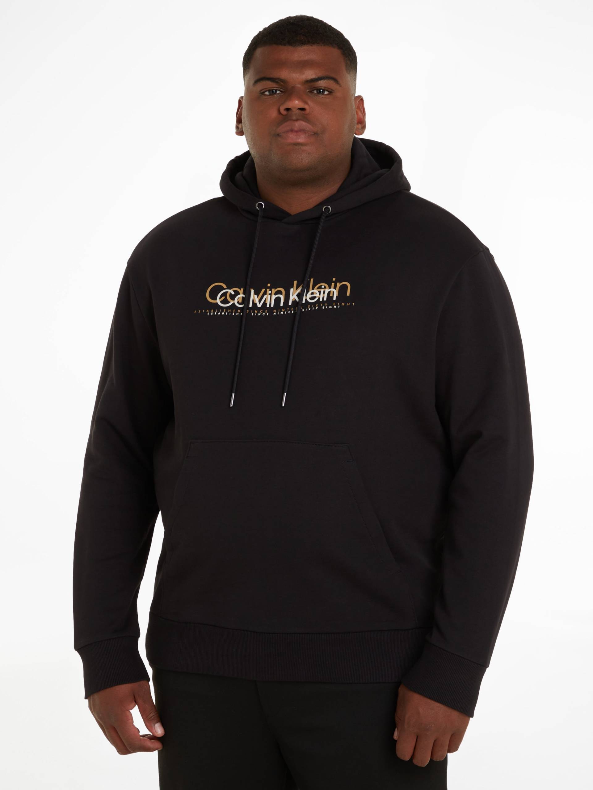 Calvin Klein Big&Tall Kapuzensweatshirt »BT_DOUBLE FLOCK LOGO HOODIE« von Calvin Klein Big&Tall