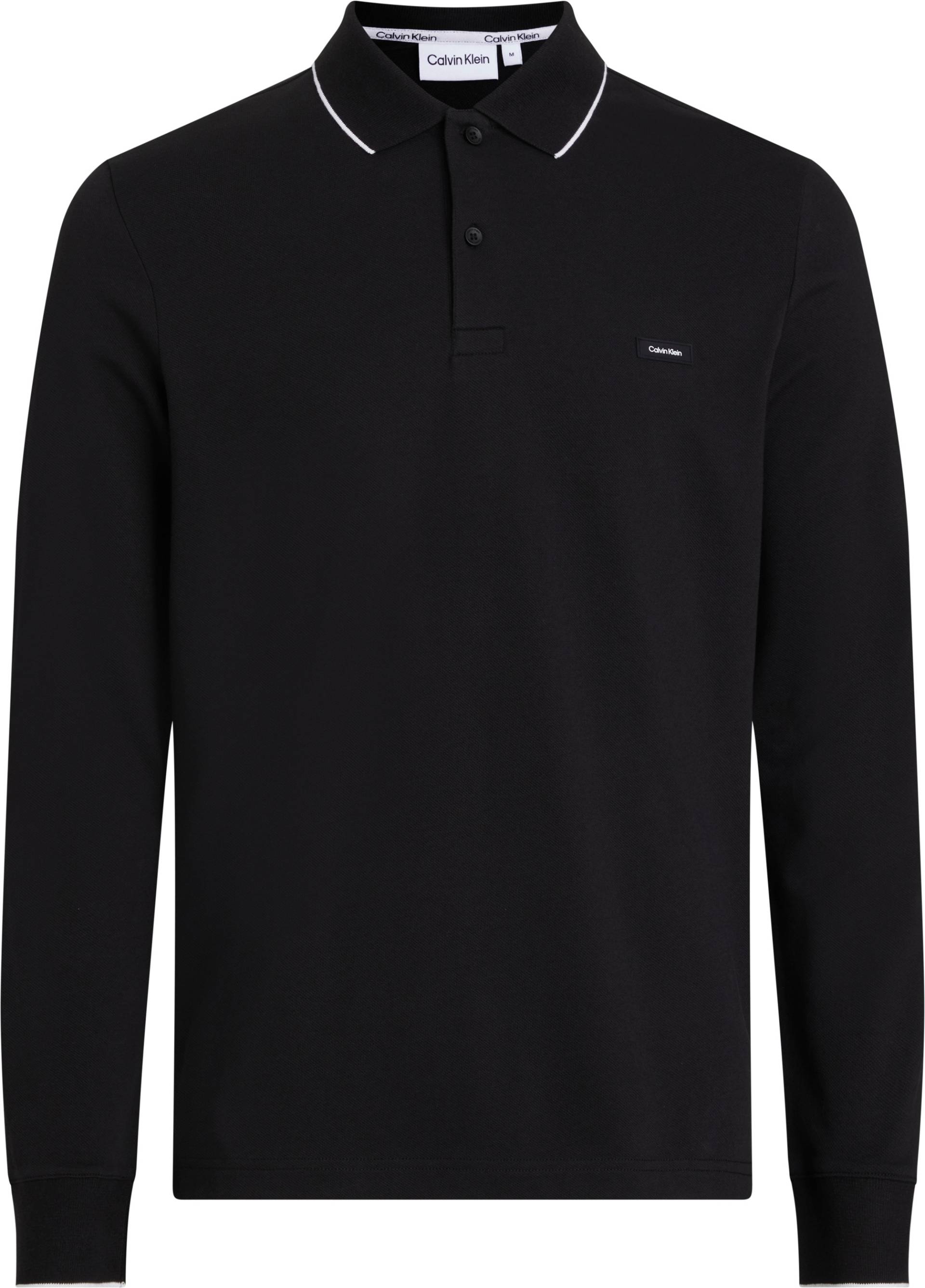 Calvin Klein Big&Tall Langarm-Poloshirt »BT_STRETCH PIQUE TIPPING LS POLO« von Calvin Klein Big&Tall