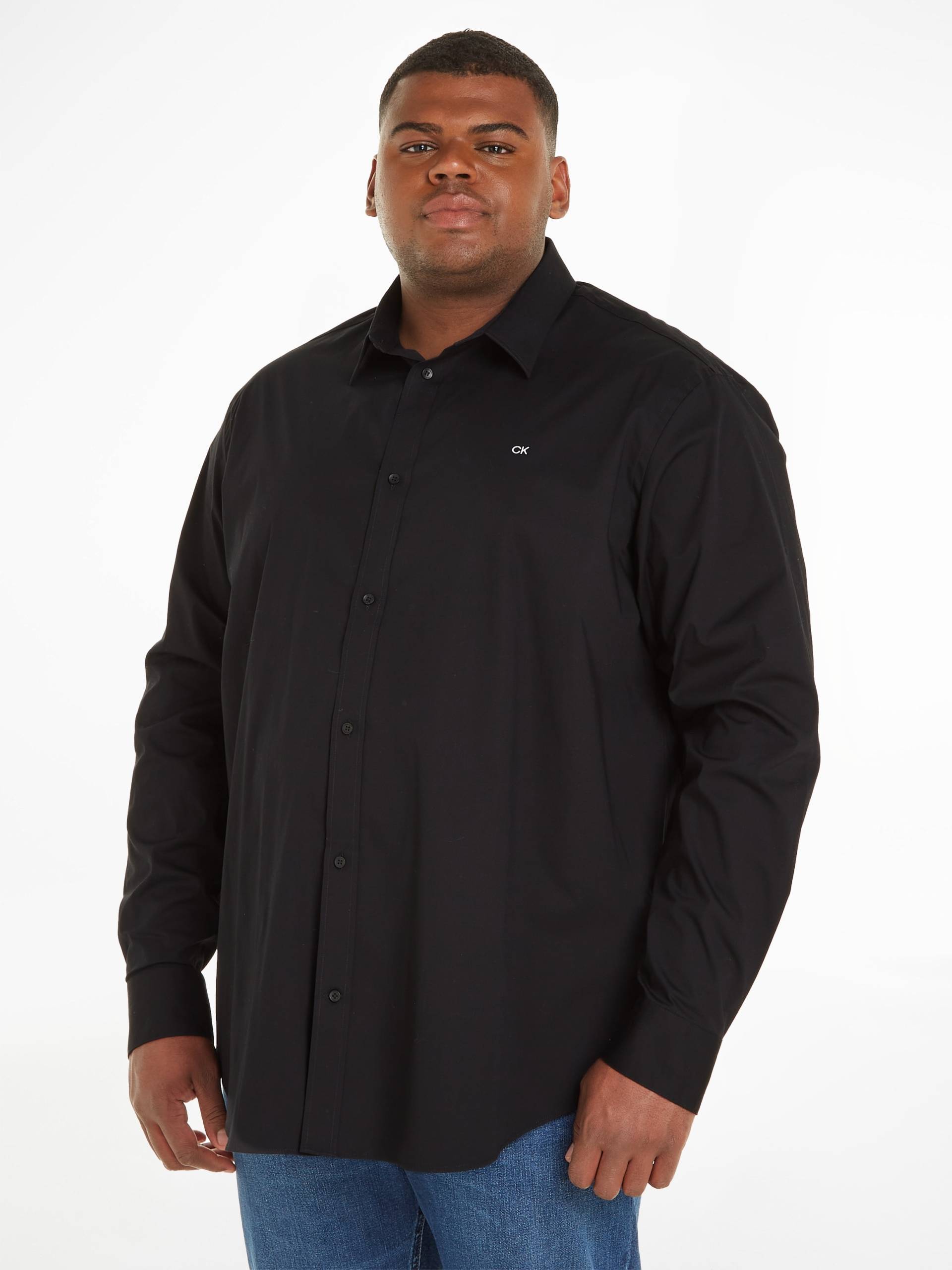 Calvin Klein Big&Tall Langarmhemd »BT_STRETCH POPLIN SLIM SHIRT« von Calvin Klein Big&Tall