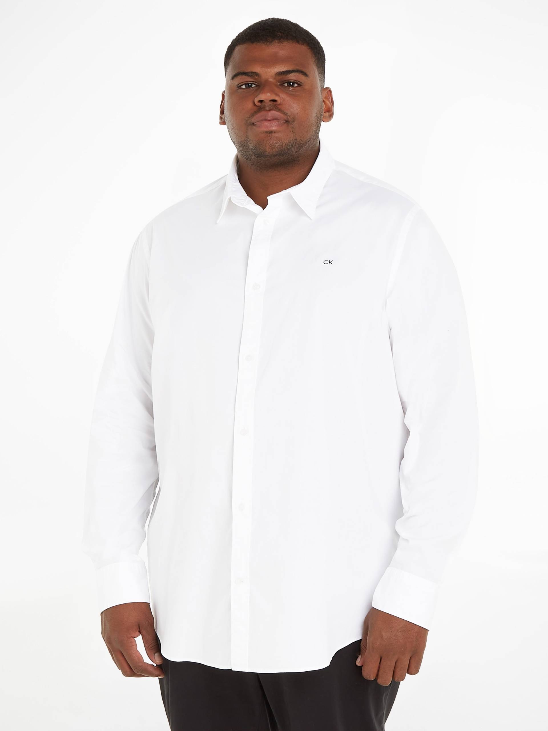 Calvin Klein Big&Tall Langarmhemd »BT_STRETCH POPLIN SLIM SHIRT« von Calvin Klein Big&Tall