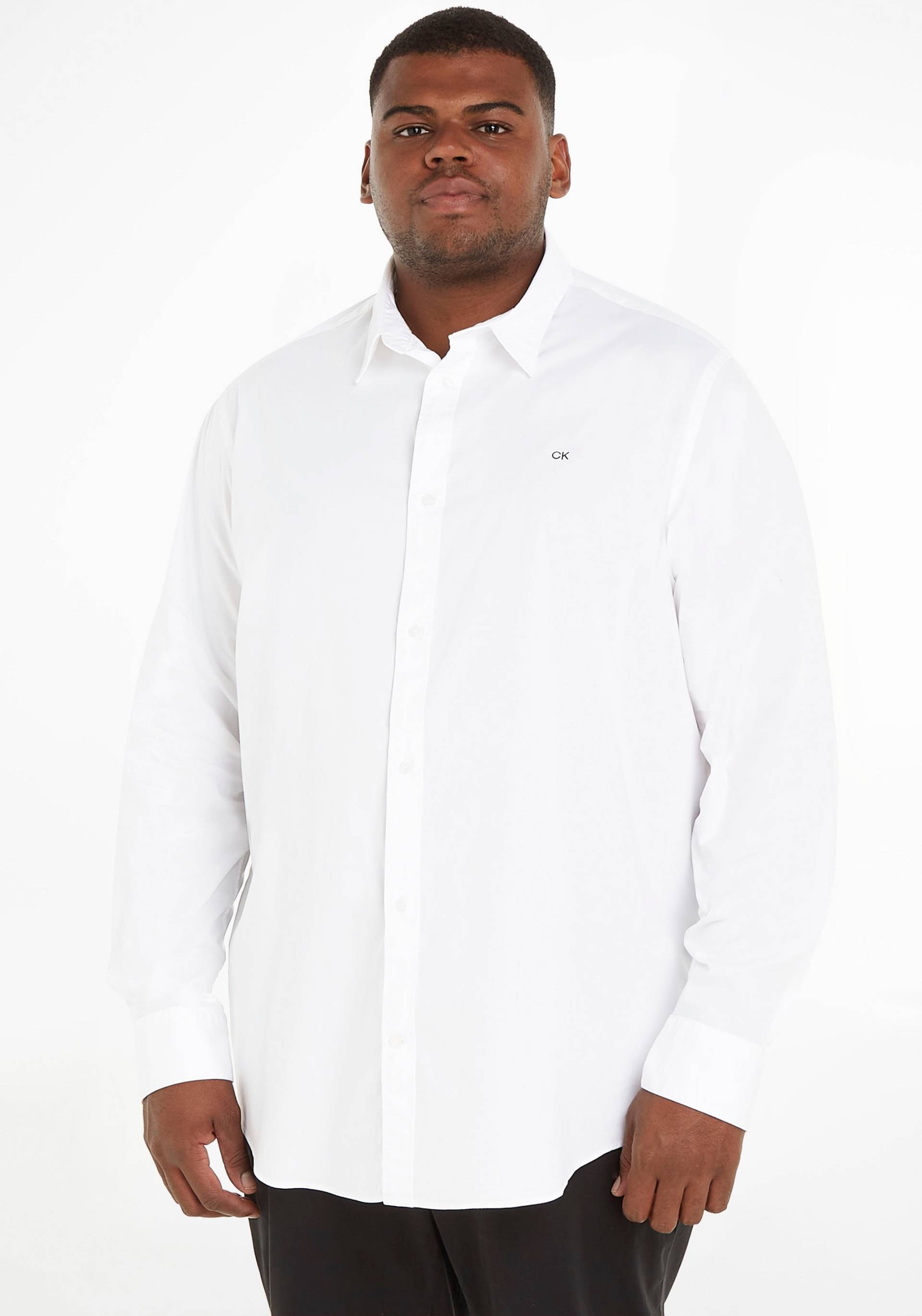 Calvin Klein Big&Tall Langarmhemd »BT_STRETCH POPLIN SLIM SHIRT« von Calvin Klein Big&Tall