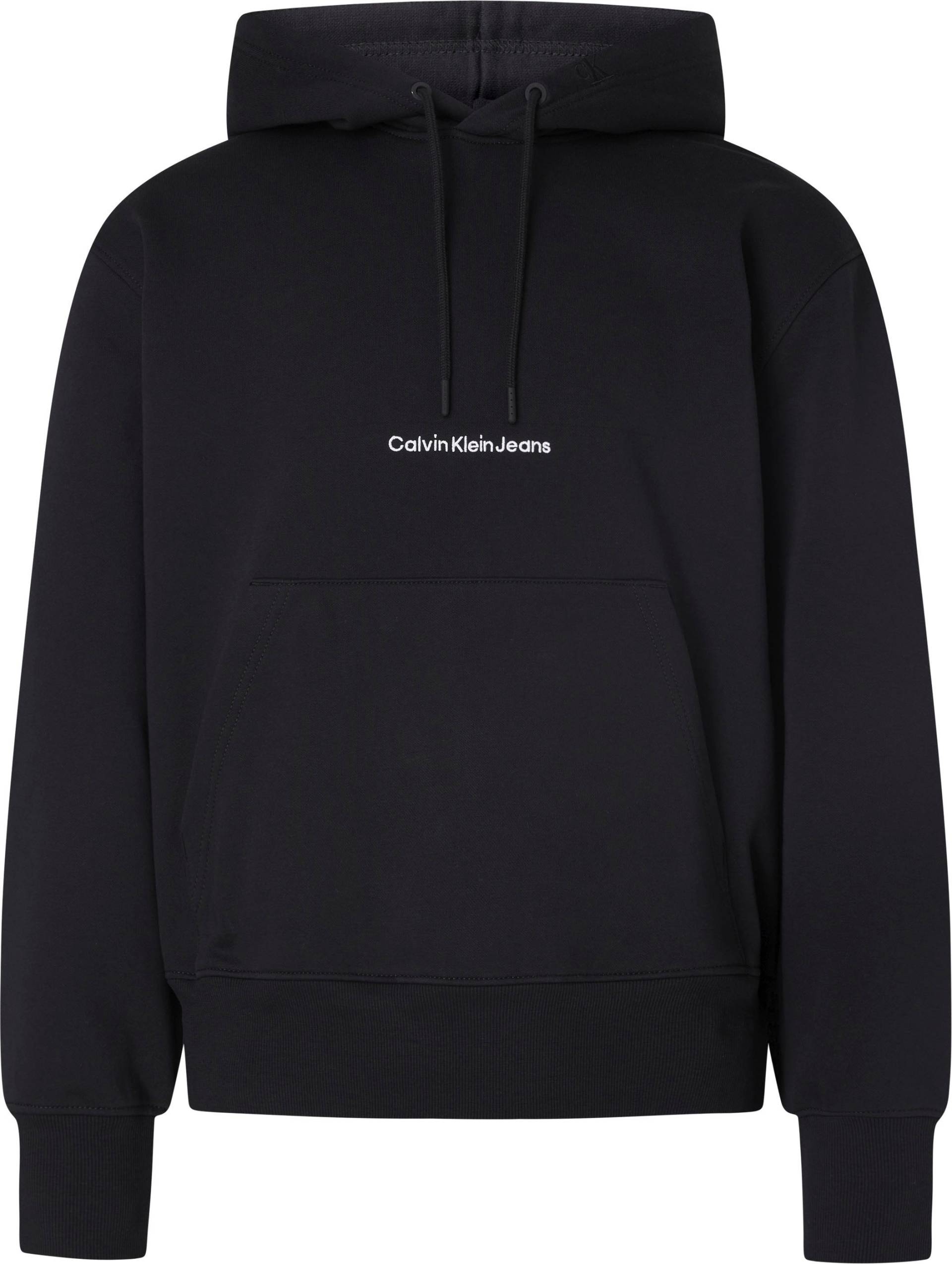 Calvin Klein Jeans Plus Hoodie, mit Logostickerei vorne auf der Brust von Calvin Klein Jeans Plus