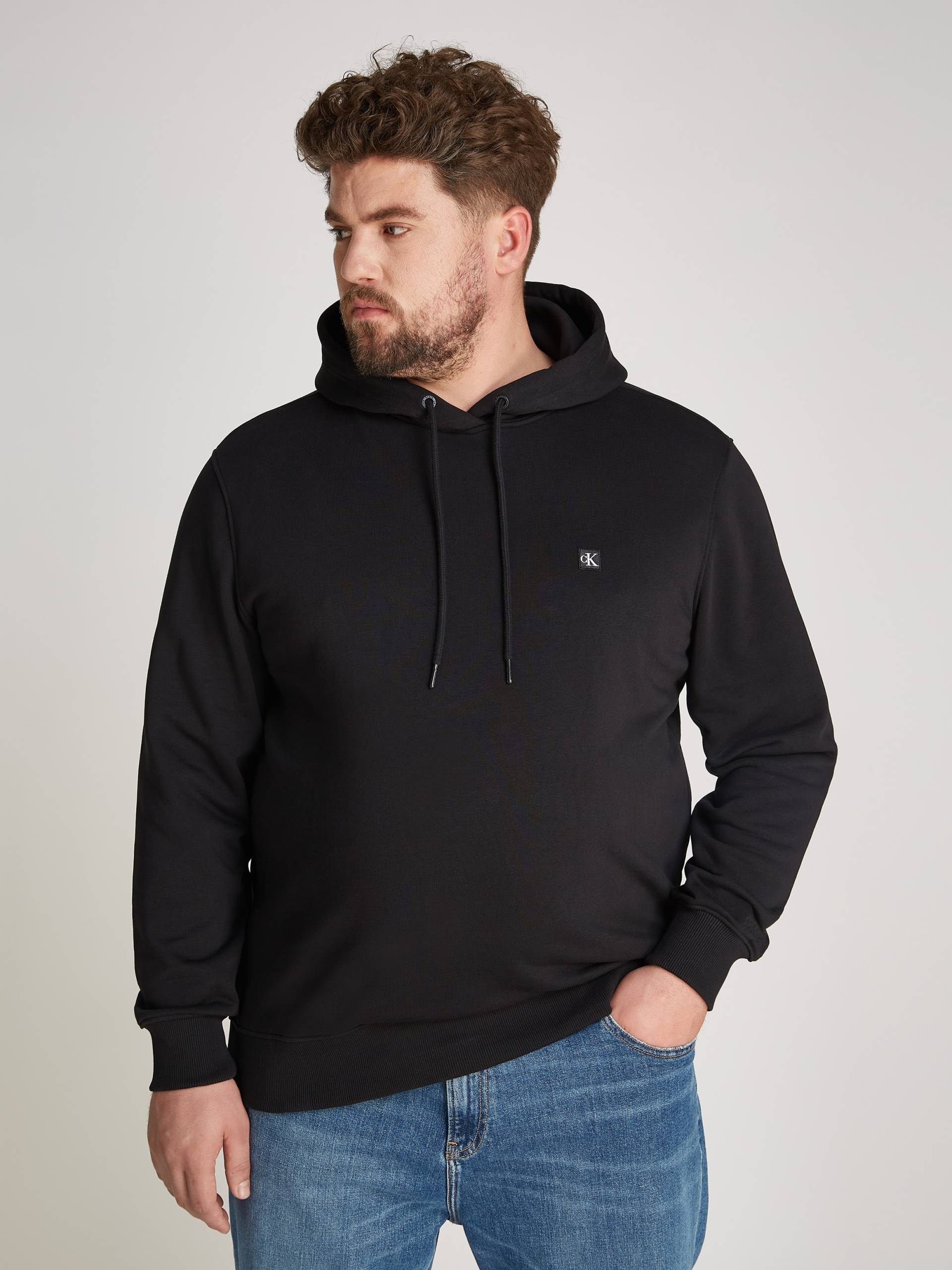 Calvin Klein Jeans Plus Kapuzensweatshirt »PLUS CK EMBRO BADGE HOODIE« von Calvin Klein Jeans Plus