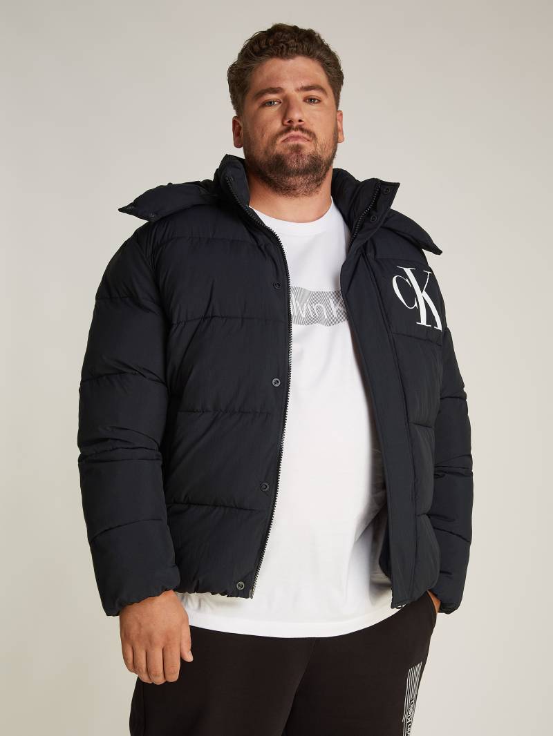 Calvin Klein Jeans Plus Outdoorjacke »Plus Essentials Non Down Jacket«, mit Kapuze, in Grossen Grössen mit Logoprägung von Calvin Klein Jeans Plus