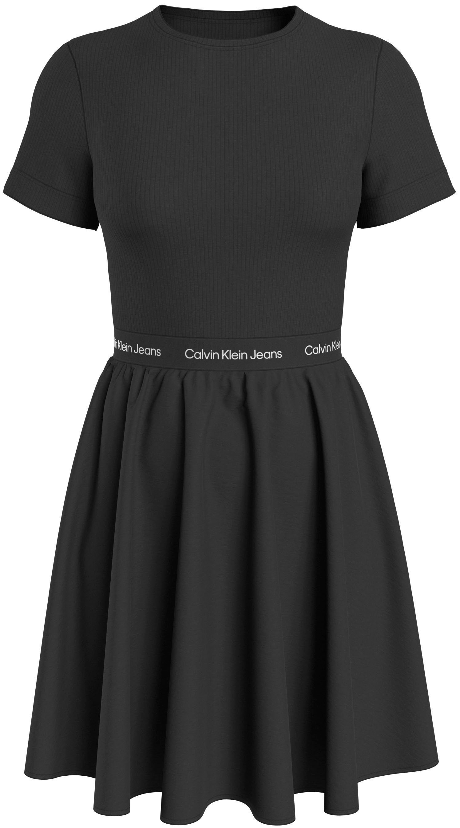 Calvin Klein Jeans Plus Skaterkleid »PLUS LOGO ELASTIC SS DRESS« von Calvin Klein Jeans Plus