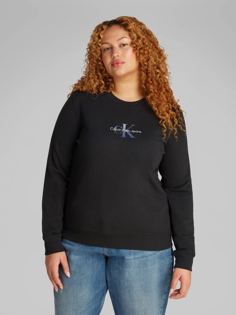 Calvin Klein Jeans Plus Sweatshirt »PLUS GRADIENT MONOLOGO CREWNECK«, in grossen Grössen von Calvin Klein Jeans Plus