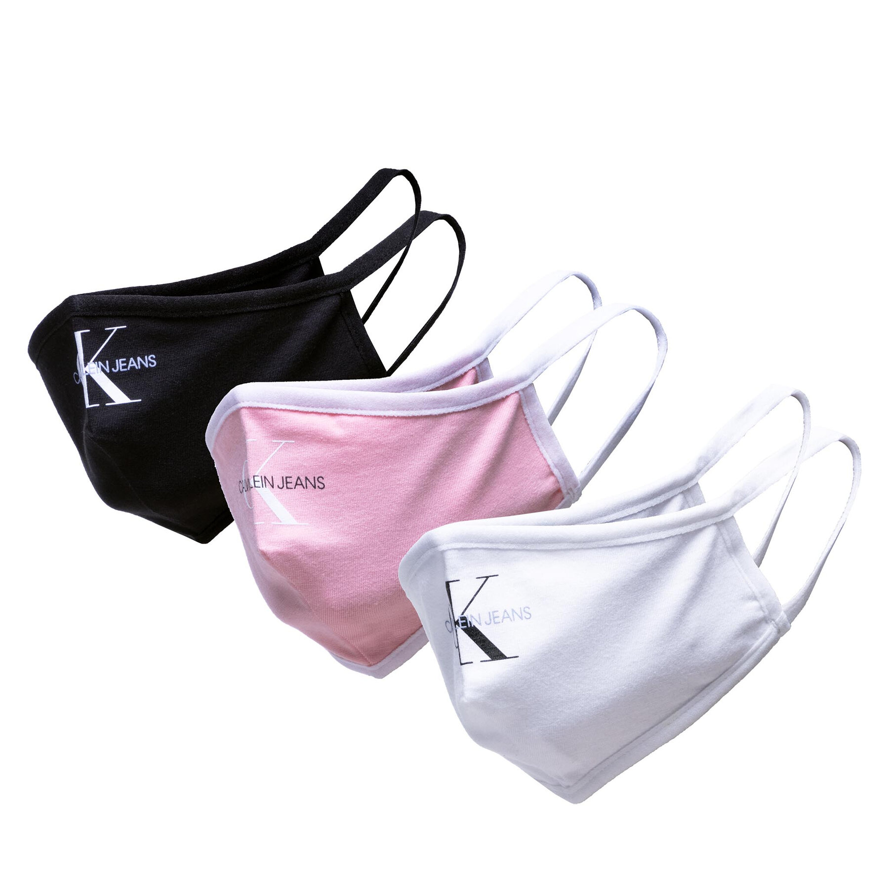 3er-Set Stoffmasken Calvin Klein Face Cover 3-Pack K60K608838 0GL von Calvin Klein Jeans