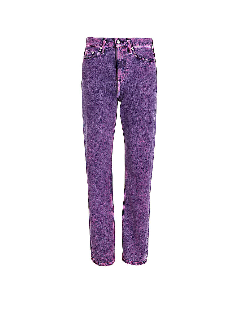 CALVIN KLEIN JEANS Jeans Straight Fit  lila | 24/L32 von Calvin Klein Jeans