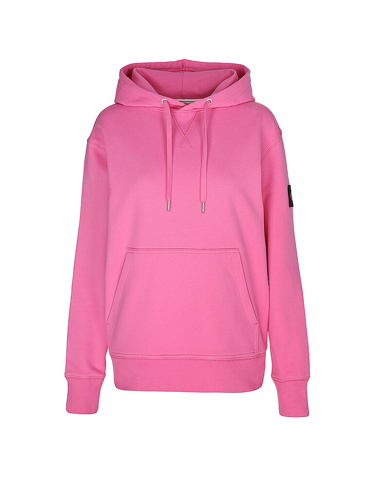 CALVIN KLEIN JEANS Kapuzensweater - Hoodie pink | S von Calvin Klein Jeans