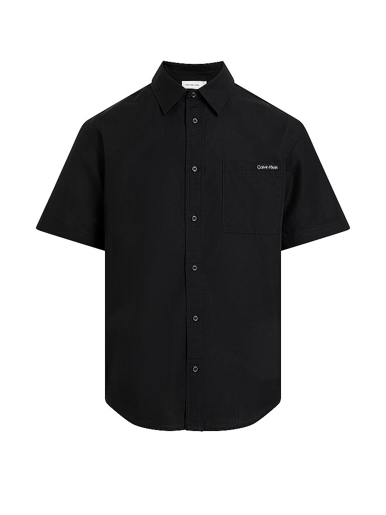 CALVIN KLEIN JEANS Leinenhemd schwarz | XL CALVIN KLEIN JEANS Leinenhemd schwarz | XL von Calvin Klein Jeans