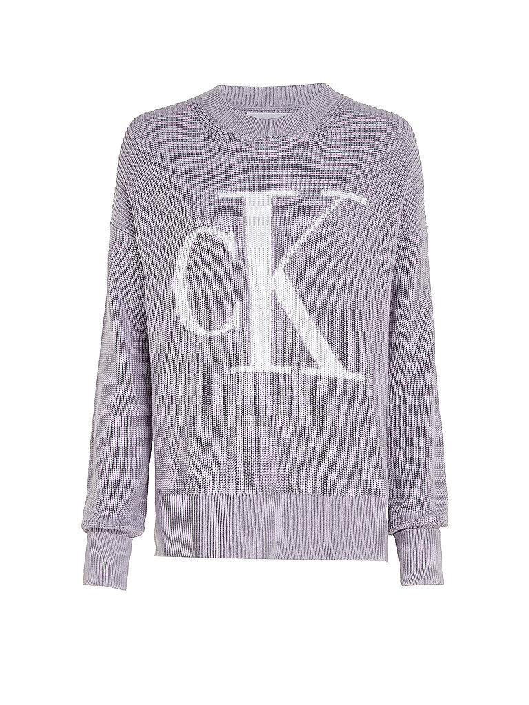 CALVIN KLEIN JEANS Pullover  lila | M von Calvin Klein Jeans