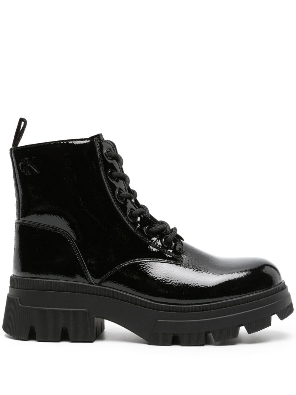 Calvin Klein Jeans 60mm glossy ankle boots - Black von Calvin Klein Jeans