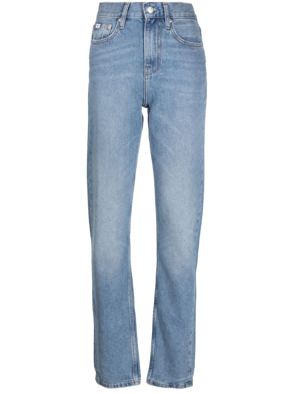 Calvin Klein Jeans Authentic high-rise straight-leg jeans - Blue von Calvin Klein Jeans