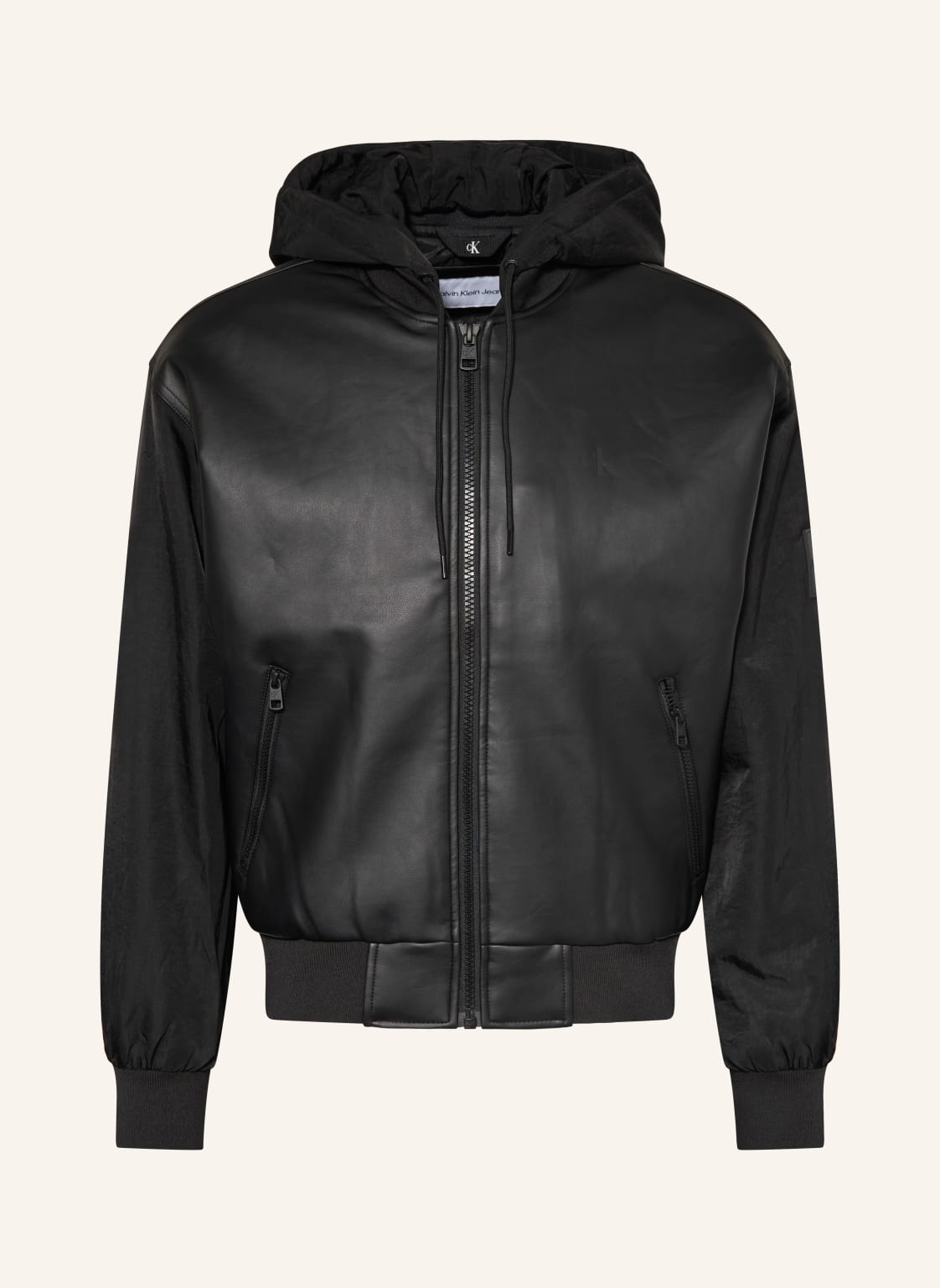 Calvin Klein Jeans Blouson Im Materialmix schwarz von Calvin Klein Jeans