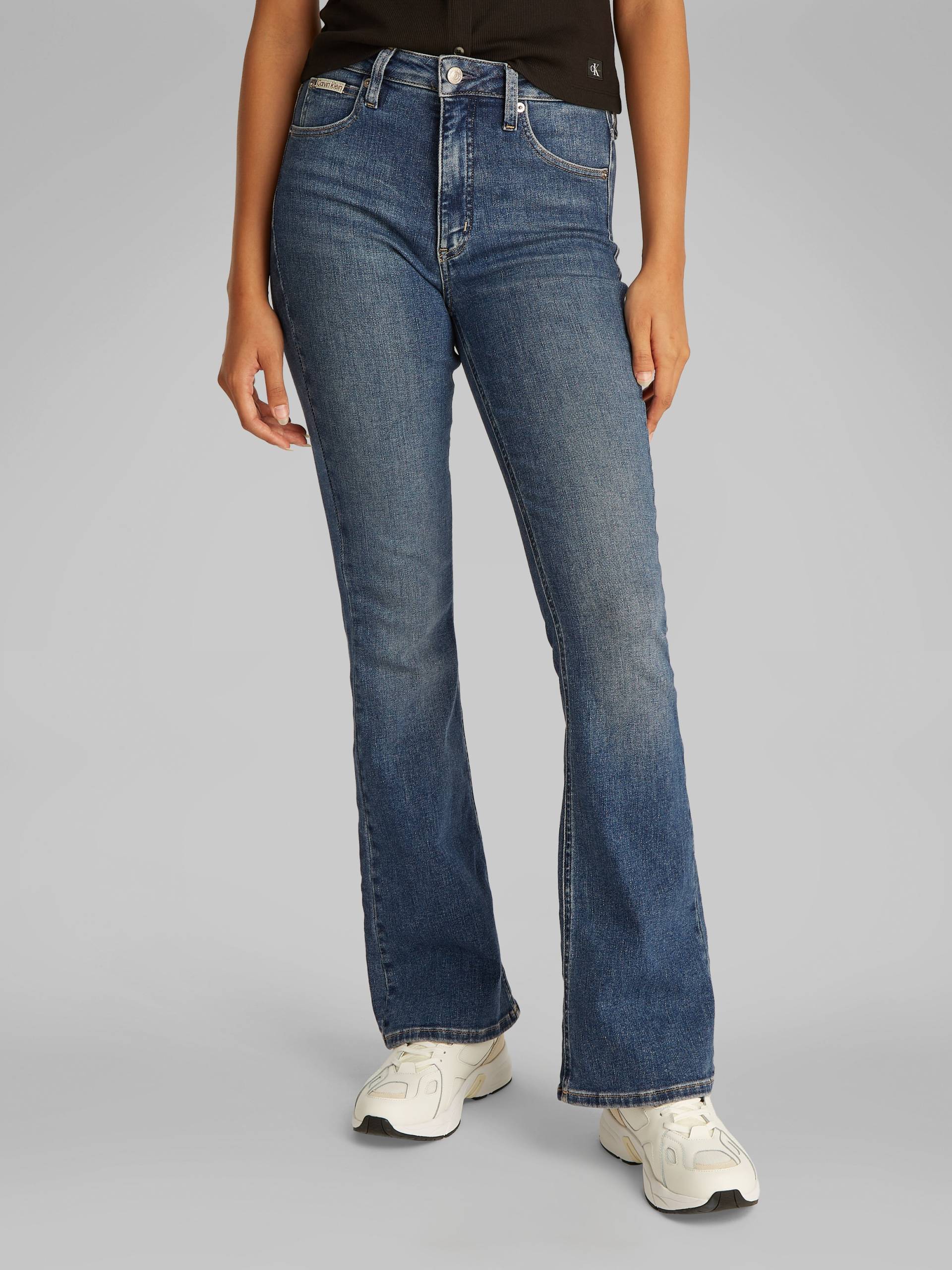 Calvin Klein Jeans Bootcut-Jeans »SKINNY BOOTCUT«, in blauer Waschung von Calvin Klein Jeans