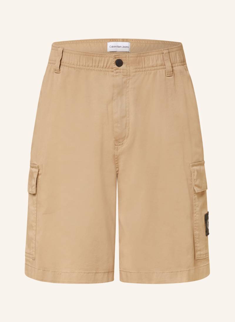 Calvin Klein Jeans Cargoshorts beige von Calvin Klein Jeans