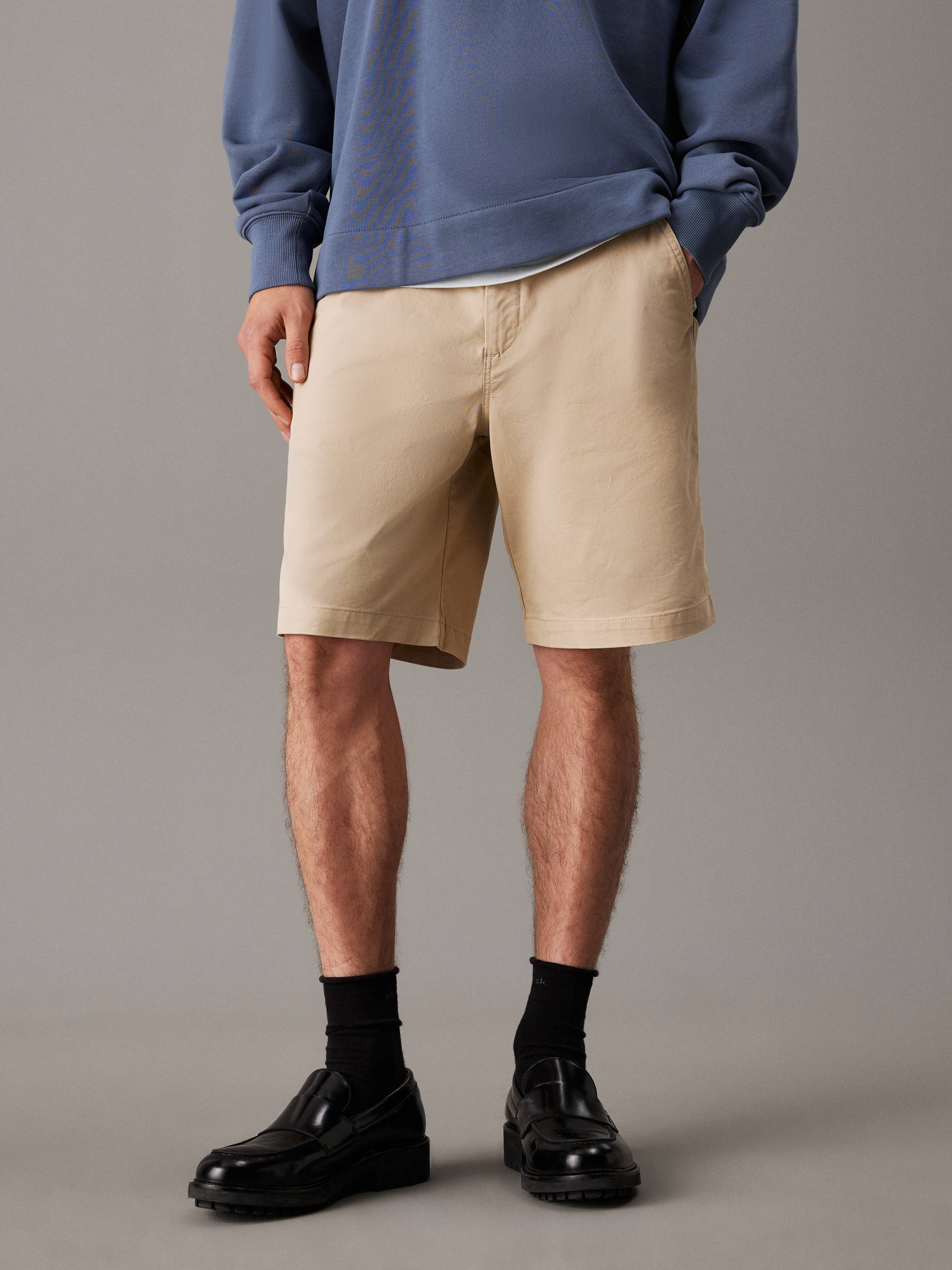 Calvin Klein Jeans Chinoshorts »COTTON CHINO SHORT 9 IN«, in Unifarbe von Calvin Klein Jeans