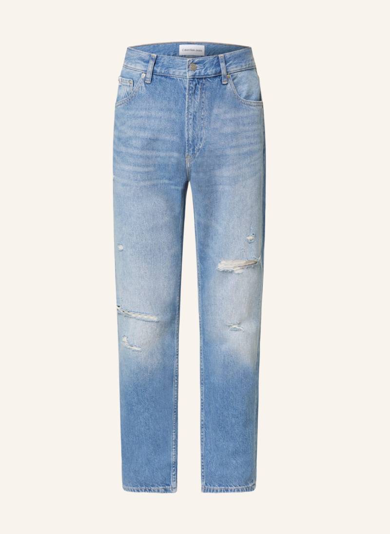 Calvin Klein Jeans Destroyed-Jeans Straight Fit blau von Calvin Klein Jeans