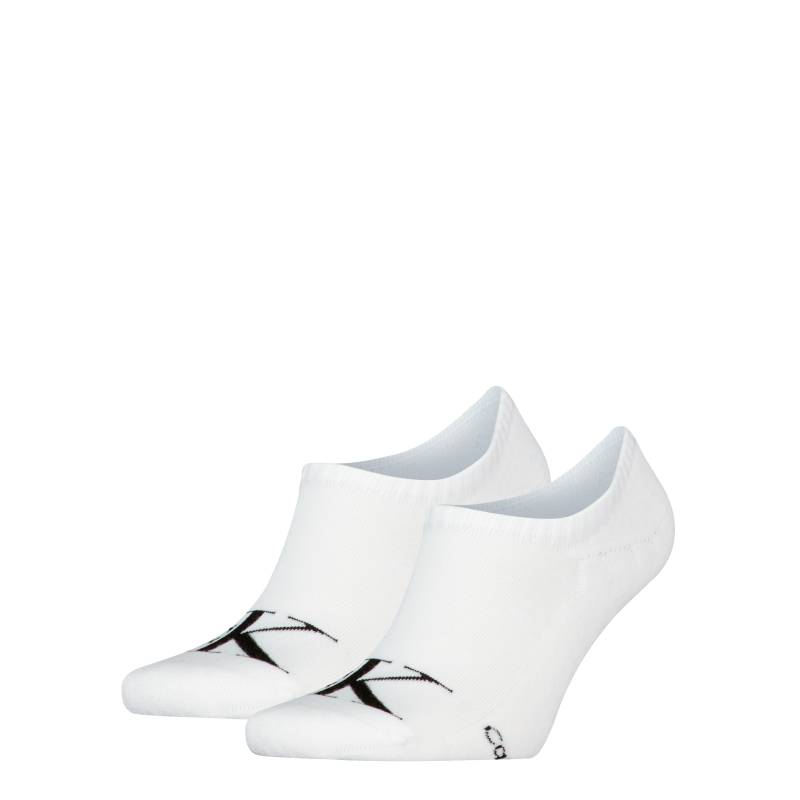 Calvin Klein Jeans Füsslinge »CKJ MEN FOOTIE HIGH CUT 2P MONOGRAM«, (2 Paar, 2 Paar), mit stilvollem Logodetail von Calvin Klein Jeans