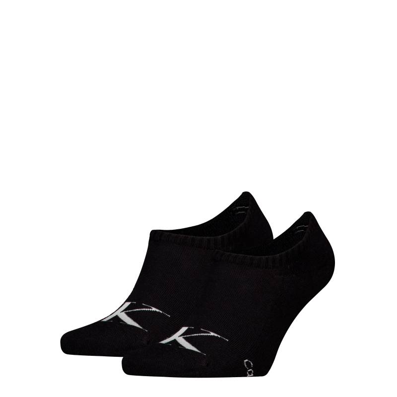 Calvin Klein Jeans Füsslinge »CKJ MEN FOOTIE HIGH CUT 2P MONOGRAM«, (2 Paar, 2 Paar), mit stilvollem Logodetail von Calvin Klein Jeans