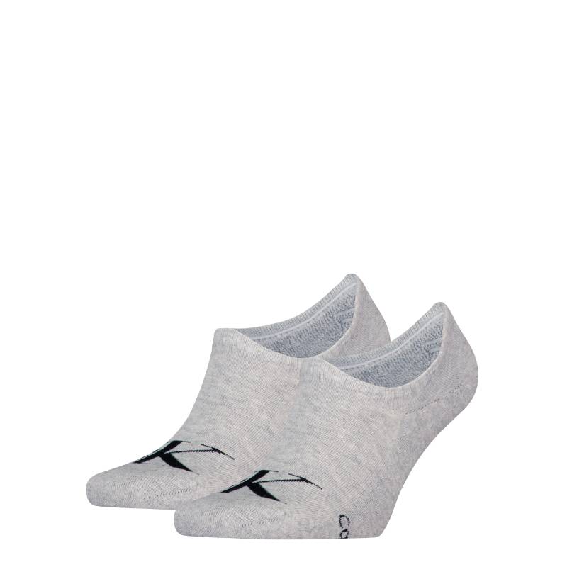 Calvin Klein Jeans Füsslinge »CKJ MEN FOOTIE HIGH CUT 2P MONOGRAM«, (2 Paar, 2 Paar), mit stilvollem Logodetail von Calvin Klein Jeans