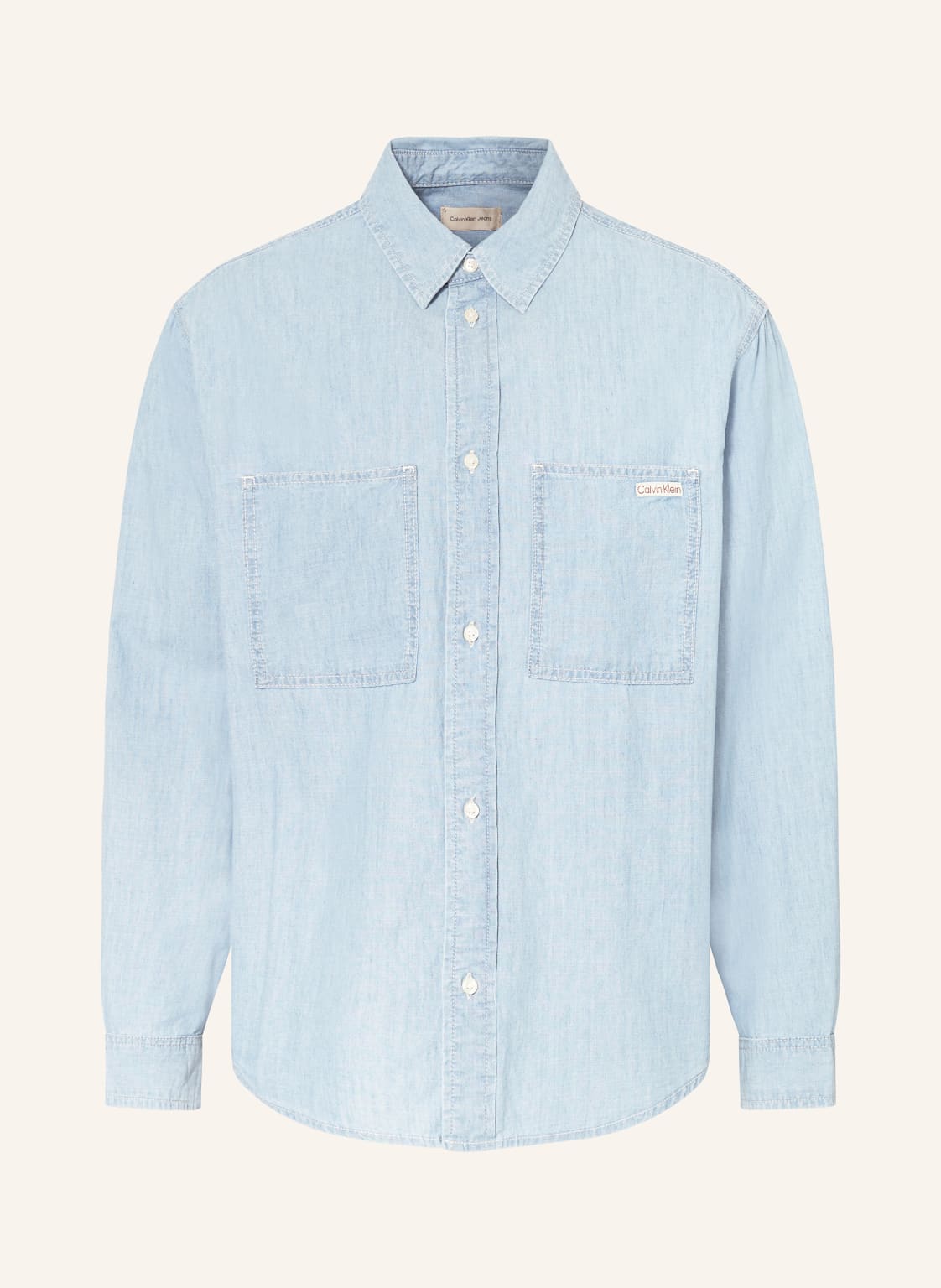 Calvin Klein Jeans Hemd Comfort Fit In Jeansoptik blau Calvin Klein Jeans Hemd Comfort Fit In Jeansoptik blau von Calvin Klein Jeans