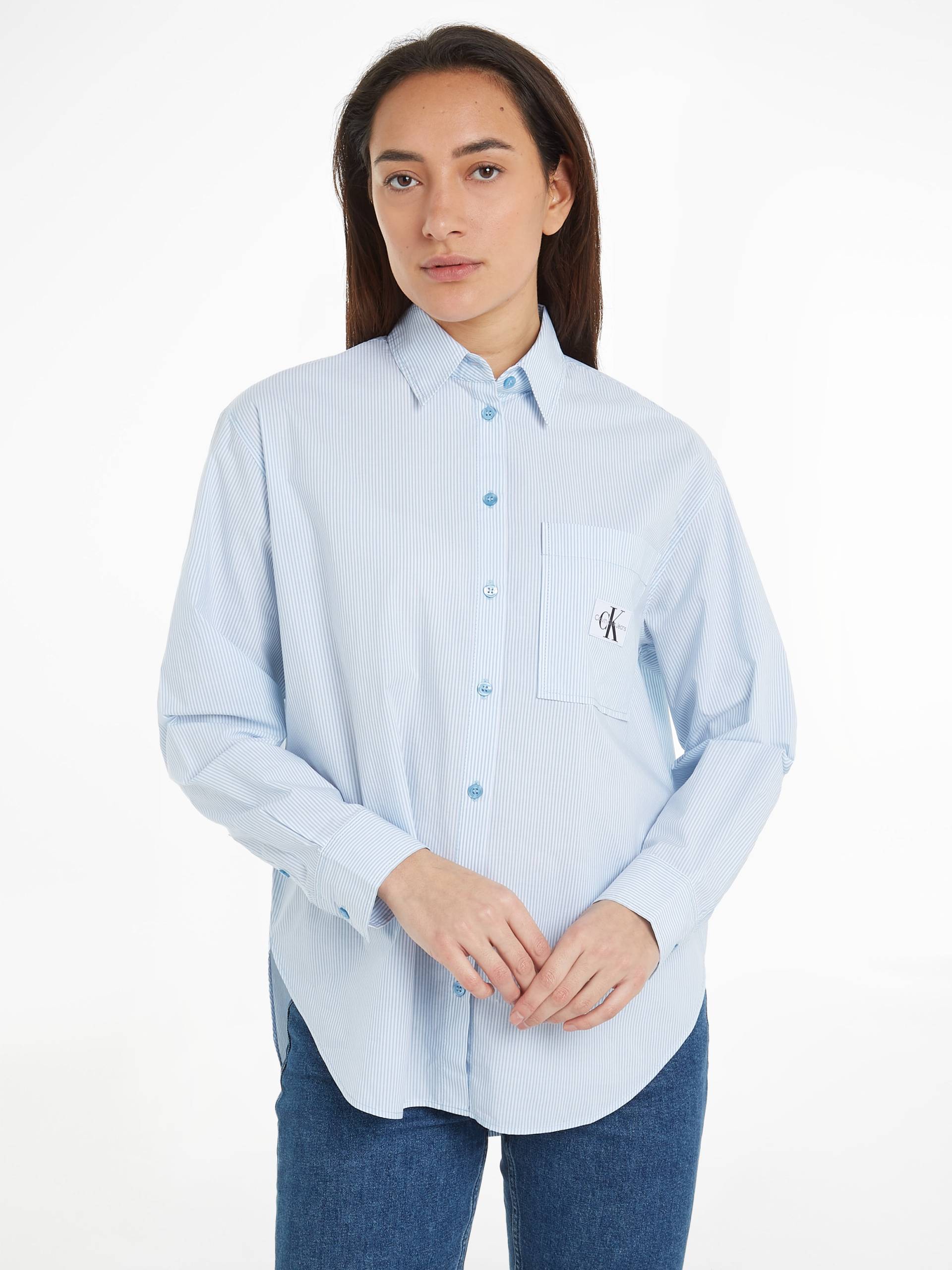 Calvin Klein Jeans Hemdbluse »WOVEN LABEL RELAXED SHIRT« von Calvin Klein Jeans