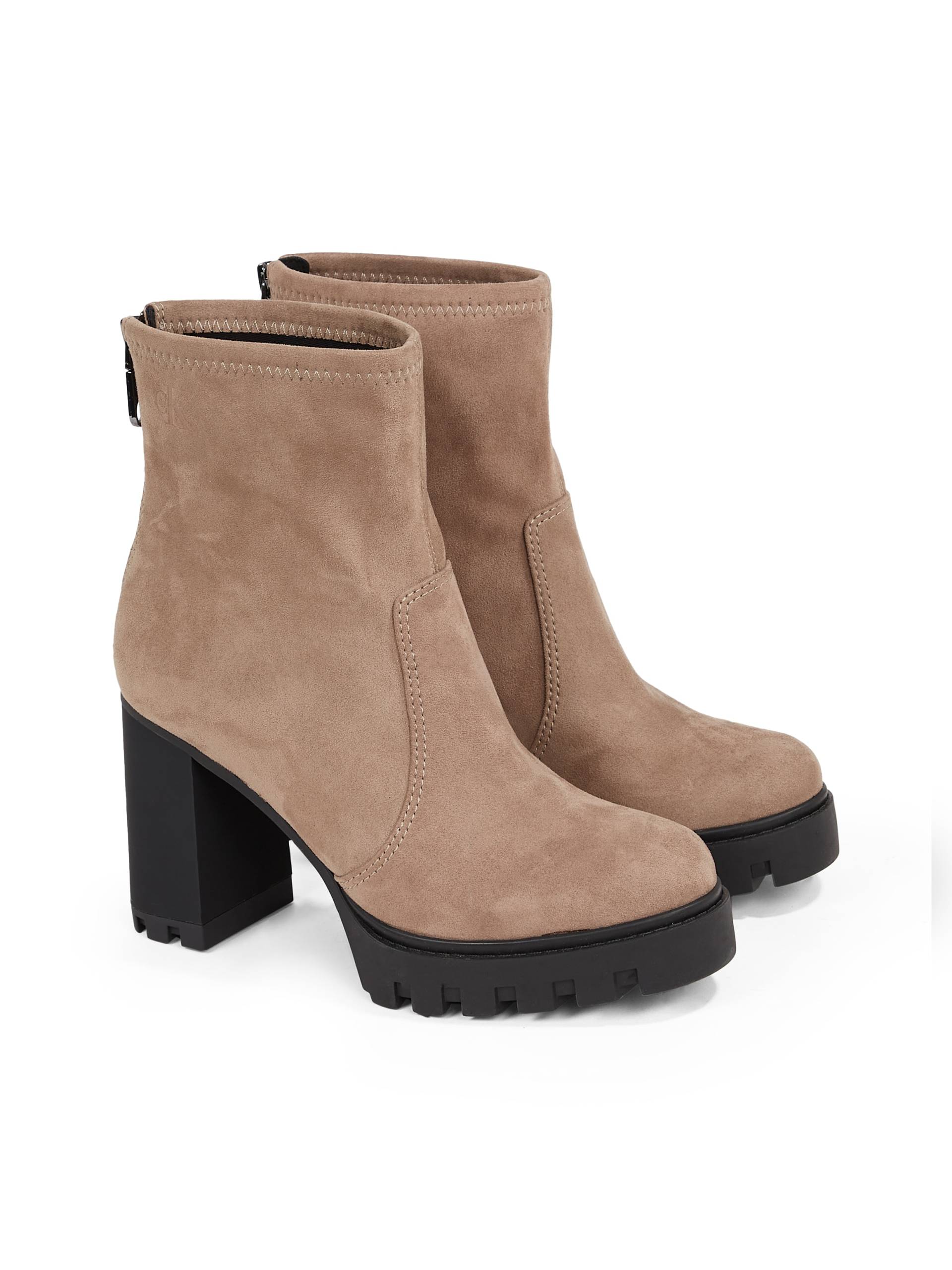 Calvin Klein Jeans High-Heel-Stiefelette »HEEL PLATFORM ZIP BOOT SS«, Blockabsatz, Plateau, Stiefelette, praktischer Fersenreissverschluss Calvin Klein Jeans High-Heel-Stiefelette »HEEL PLATFORM ZIP BOOT SS«, Blockabsatz, Plateau, Stiefelette, praktischer Fersenreissverschluss von Calvin Klein Jeans