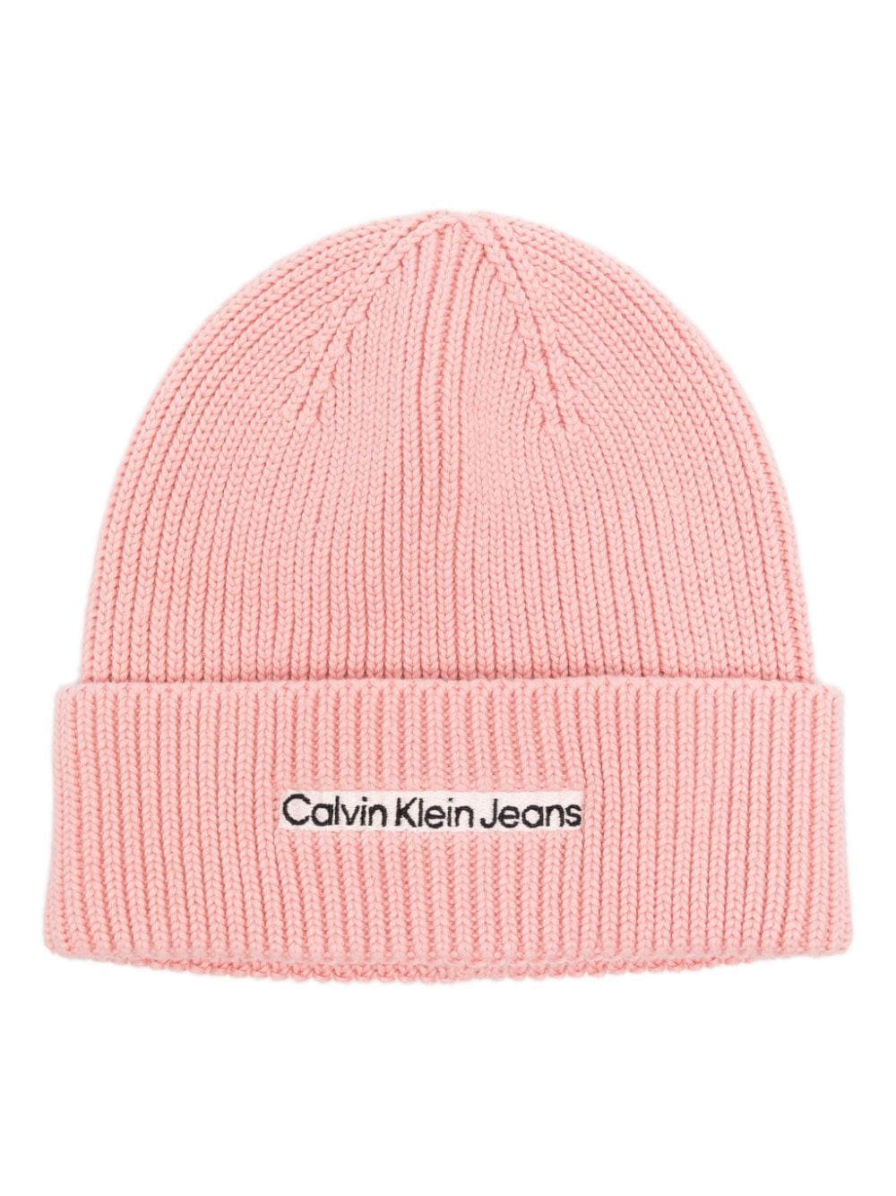 Calvin Klein Jeans Institutional organic cotton beanie - Pink von Calvin Klein Jeans