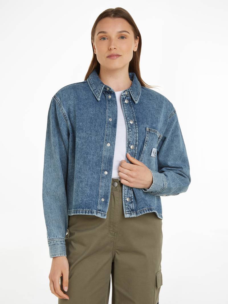 Calvin Klein Jeans Jeansbluse »CROPPED DAD DENIM SHIRT« von Calvin Klein Jeans