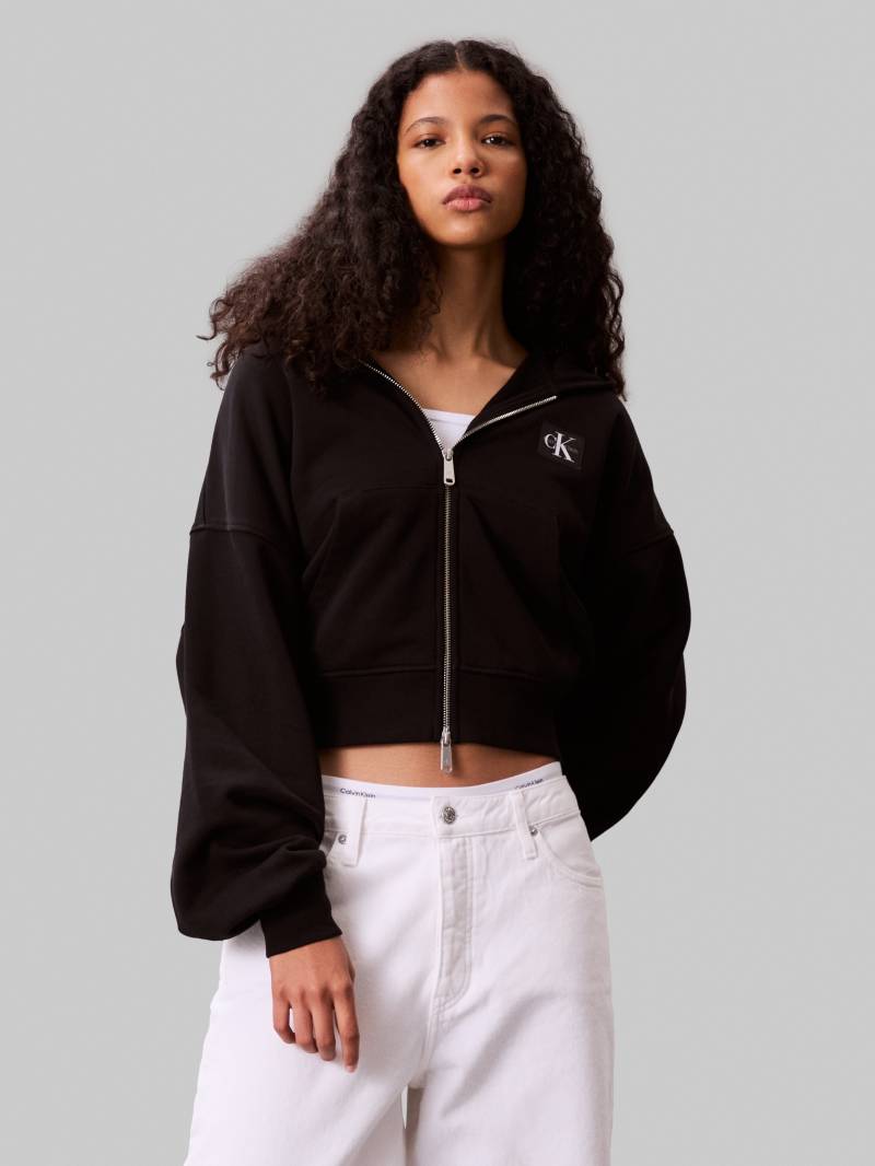Calvin Klein Jeans Kapuzensweatshirt »A- FRNCH TRRY BDG LG«, Mit Rundhalsausschnitt von Calvin Klein Jeans