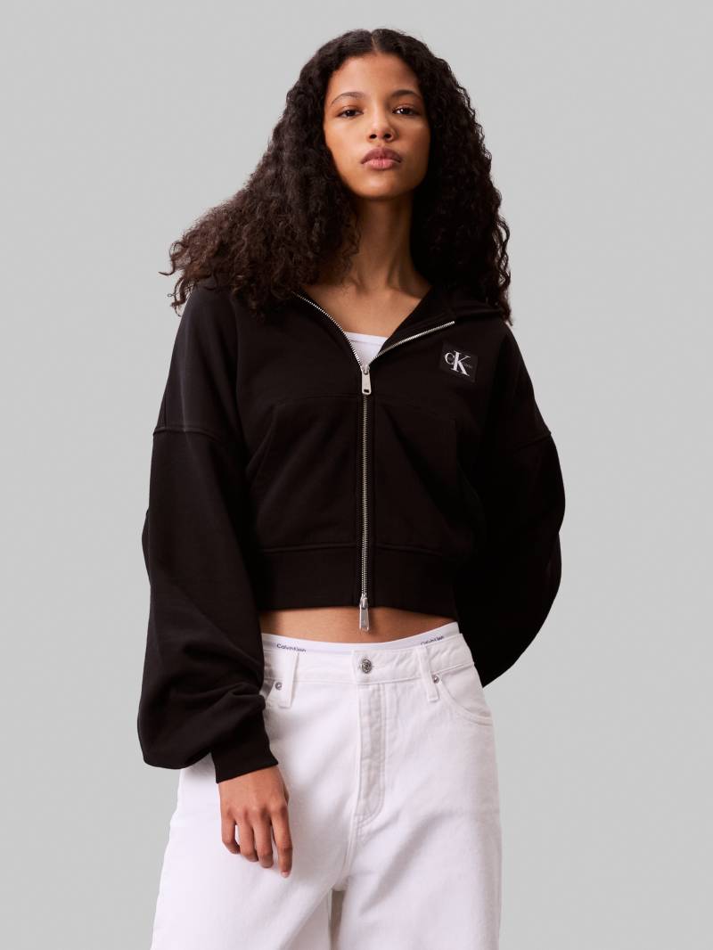 Calvin Klein Jeans Kapuzensweatshirt »A- FRNCH TRRY BDG LG«, Mit Rundhalsausschnitt von Calvin Klein Jeans