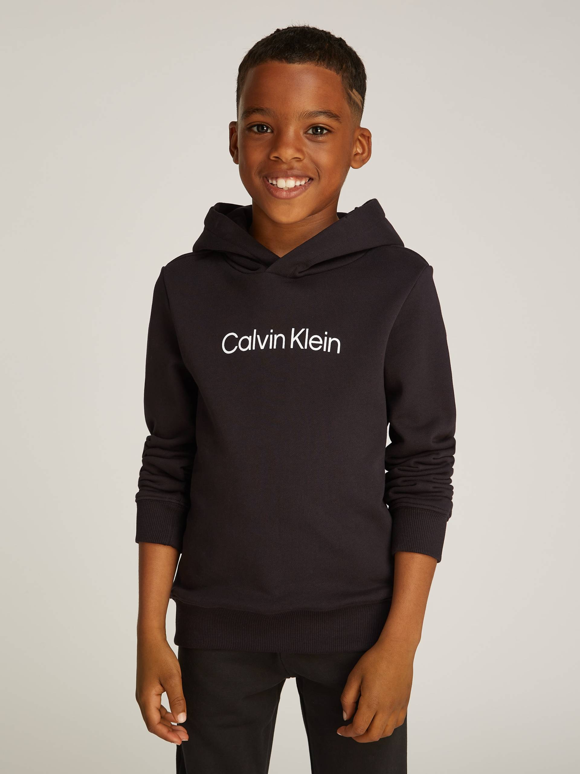 Calvin Klein Jeans Kapuzensweatshirt »Inst. Logo Reg. Terry Hoodie«, für Kinder bis 16 Jahre und mit Logoschriftzug Calvin Klein Jeans Kapuzensweatshirt »Inst. Logo Reg. Terry Hoodie«, für Kinder bis 16 Jahre und mit Logoschriftzug von Calvin Klein Jeans