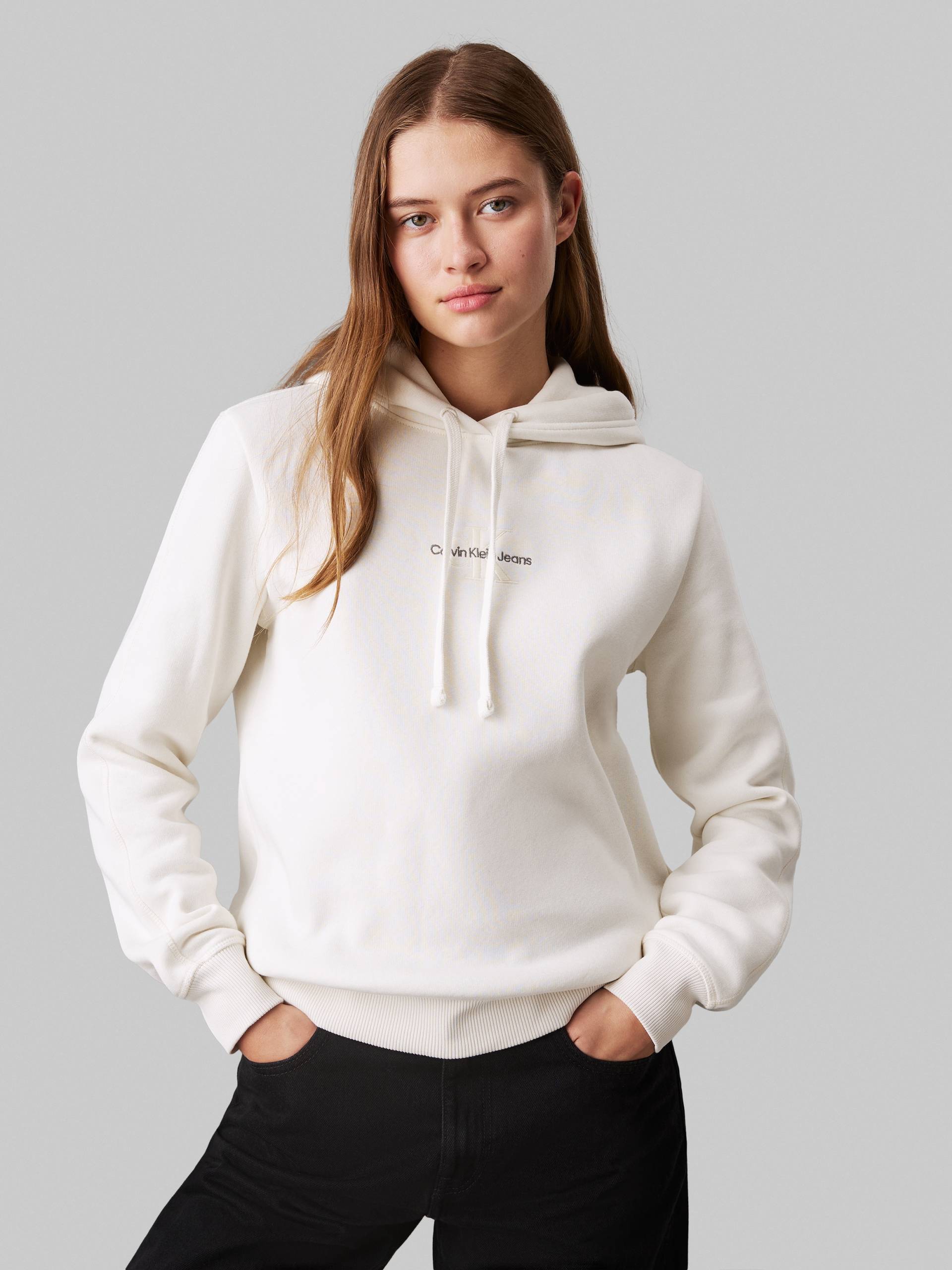 Calvin Klein Jeans Kapuzensweatshirt »MONOLOGO REGULAR HOODIE«, mit Logoprägung Calvin Klein Jeans Kapuzensweatshirt »MONOLOGO REGULAR HOODIE«, mit Logoprägung von Calvin Klein Jeans