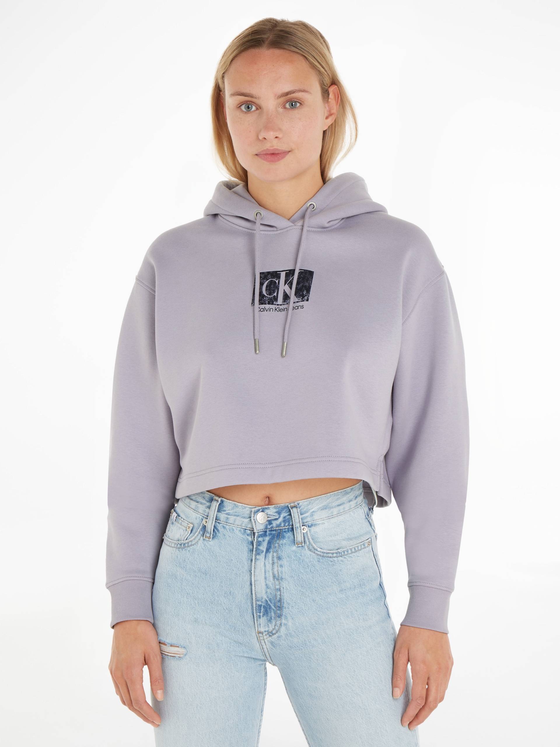 Calvin Klein Jeans Kapuzensweatshirt »PRINTED BOX CROPPED HOODIE« von Calvin Klein Jeans