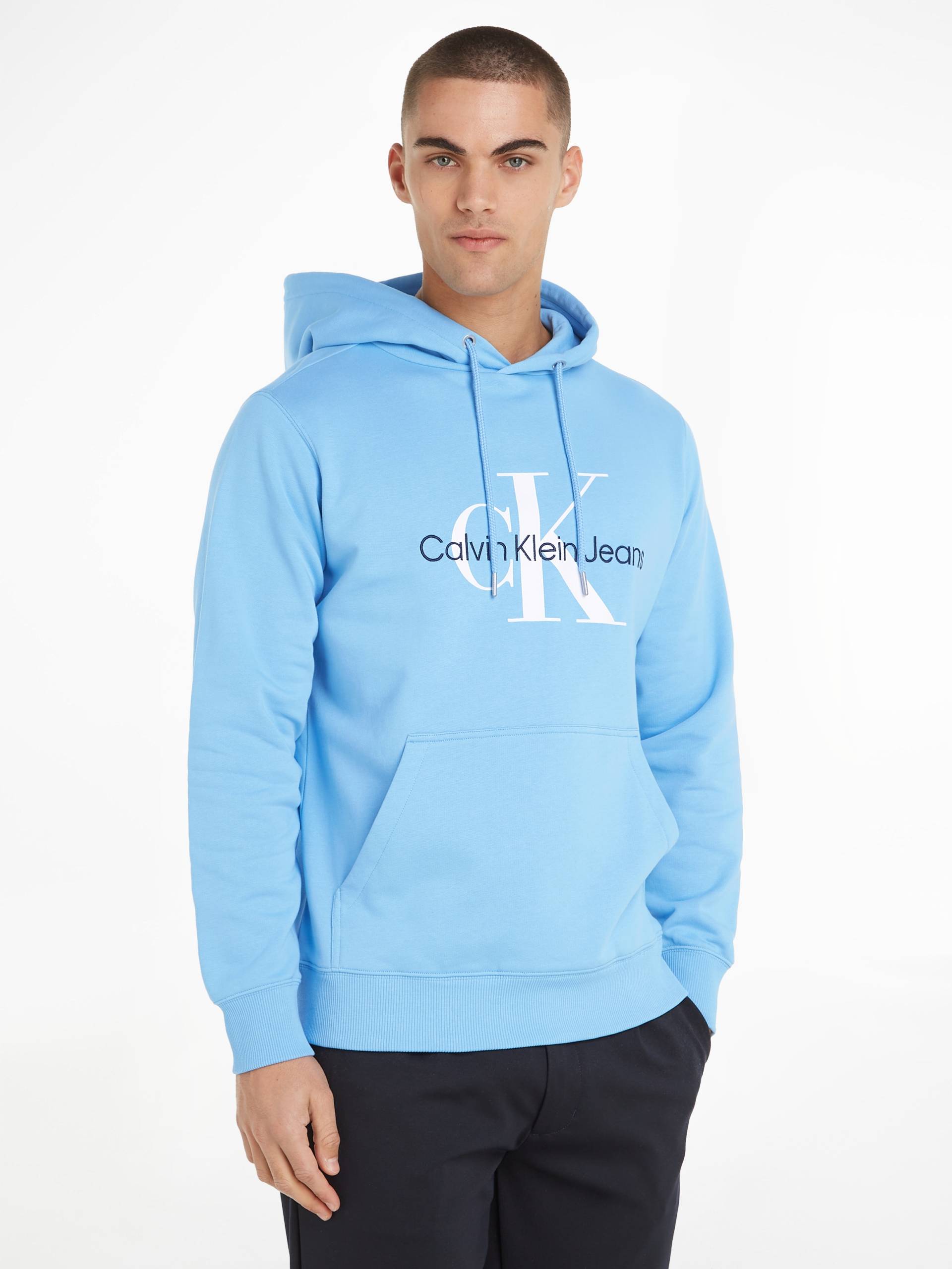 Calvin Klein Jeans Kapuzensweatshirt »SEASONAL MONOLOGO REGULAR HOODIE«, mit Logodruck und Stickerei von Calvin Klein Jeans