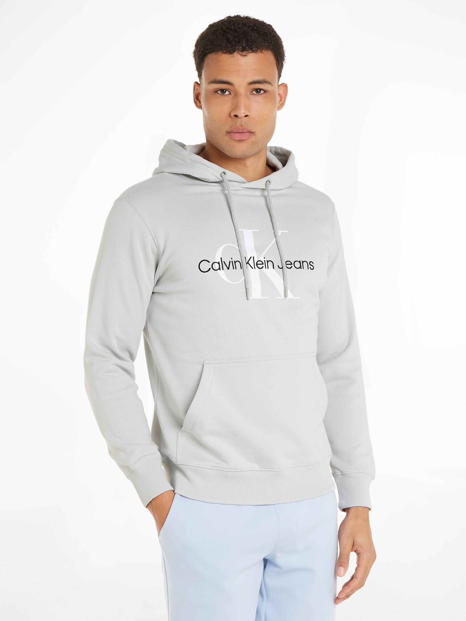 Calvin Klein Jeans Kapuzensweatshirt »SEASONAL MONOLOGO REGULAR HOODIE«, mit Logodruck und Stickerei von Calvin Klein Jeans