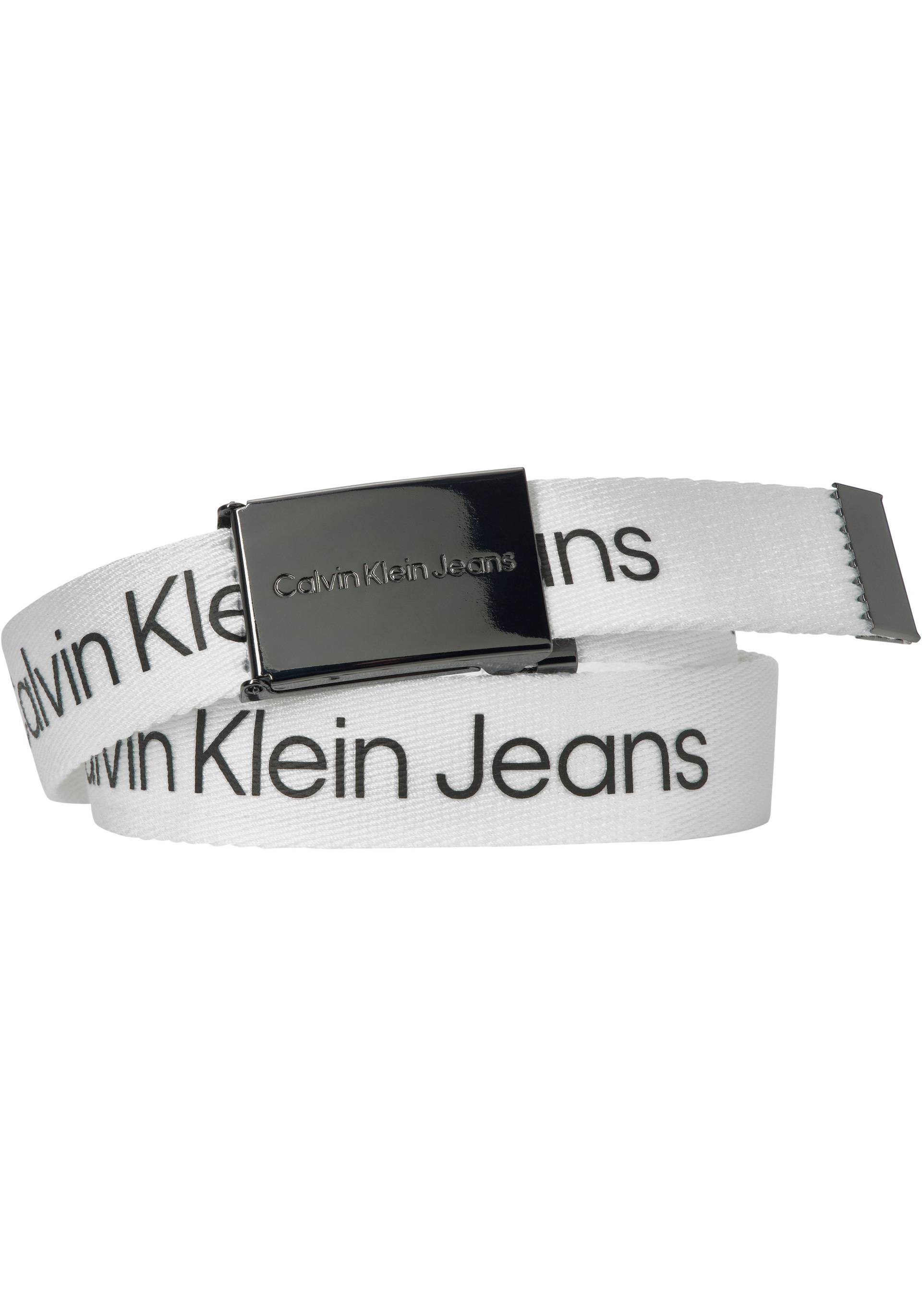Calvin Klein Jeans Koppelgürtel »CANVAS LOGO METALLIC BUCKLE BELT«, für Kinder bis 16 Jahre von Calvin Klein Jeans