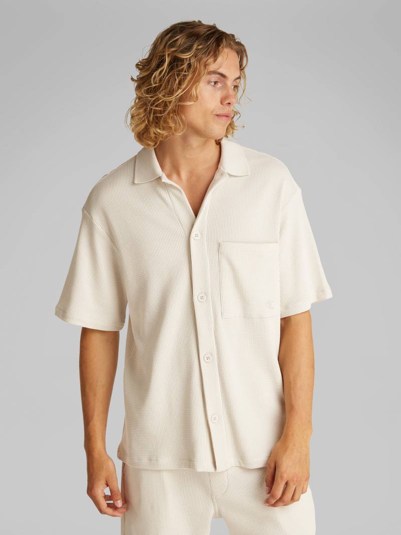 Calvin Klein Jeans Kurzarmhemd »CHUNKY WAFFLE SS HWK OVERSHIRT«, in Waffeloptik von Calvin Klein Jeans