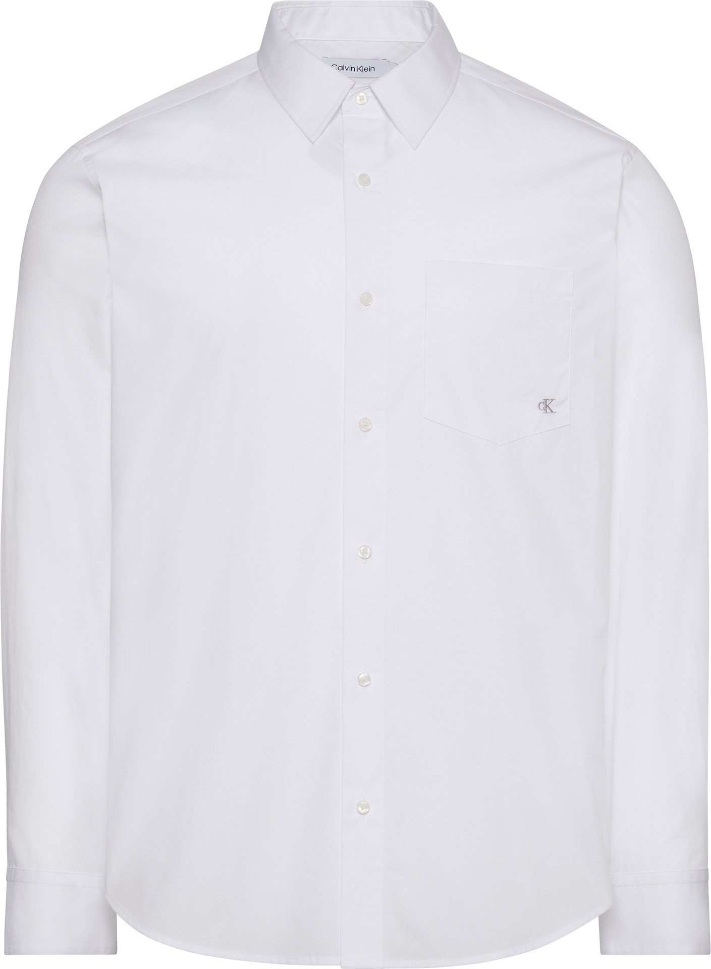 Calvin Klein Jeans Langarmhemd »LS POPLIN CLASSIC SHIRT«, mit Monogramm-Stickerei von Calvin Klein Jeans