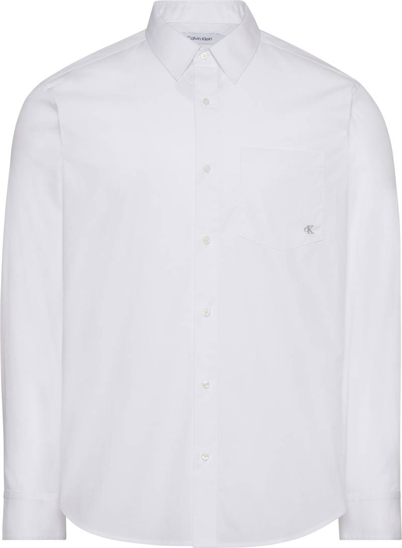 Calvin Klein Jeans Langarmhemd »LS POPLIN CLASSIC SHIRT«, mit Monogramm-Stickerei von Calvin Klein Jeans