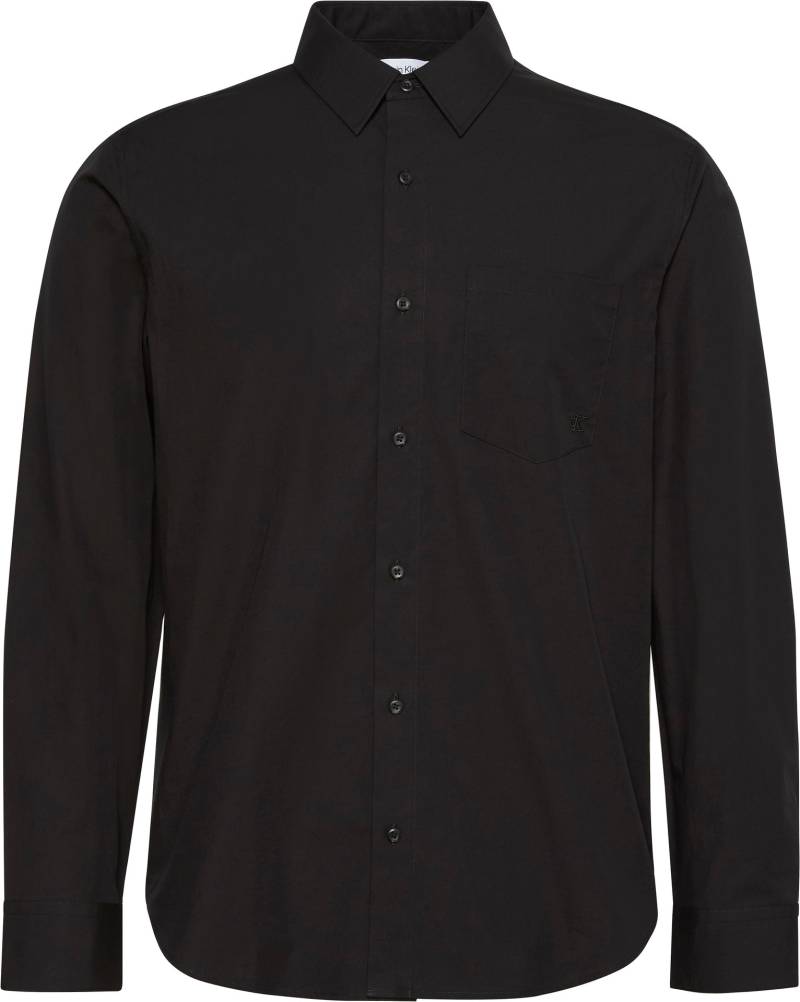 Calvin Klein Jeans Langarmhemd »LS POPLIN CLASSIC SHIRT«, mit Monogramm-Stickerei von Calvin Klein Jeans
