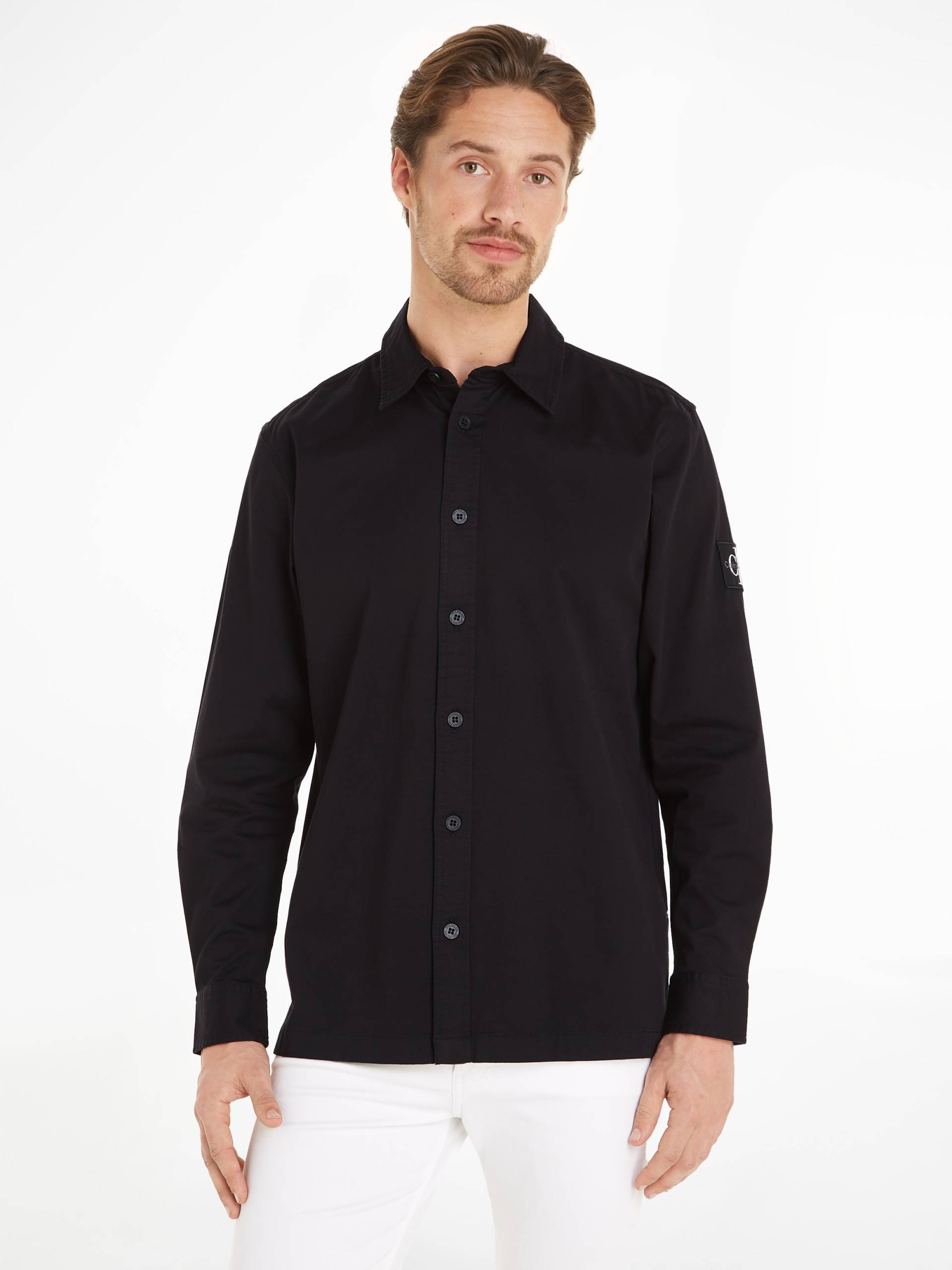 Calvin Klein Jeans Langarmhemd »MONOLOGO BADGE SHIRT« Calvin Klein Jeans Langarmhemd »MONOLOGO BADGE SHIRT« von Calvin Klein Jeans