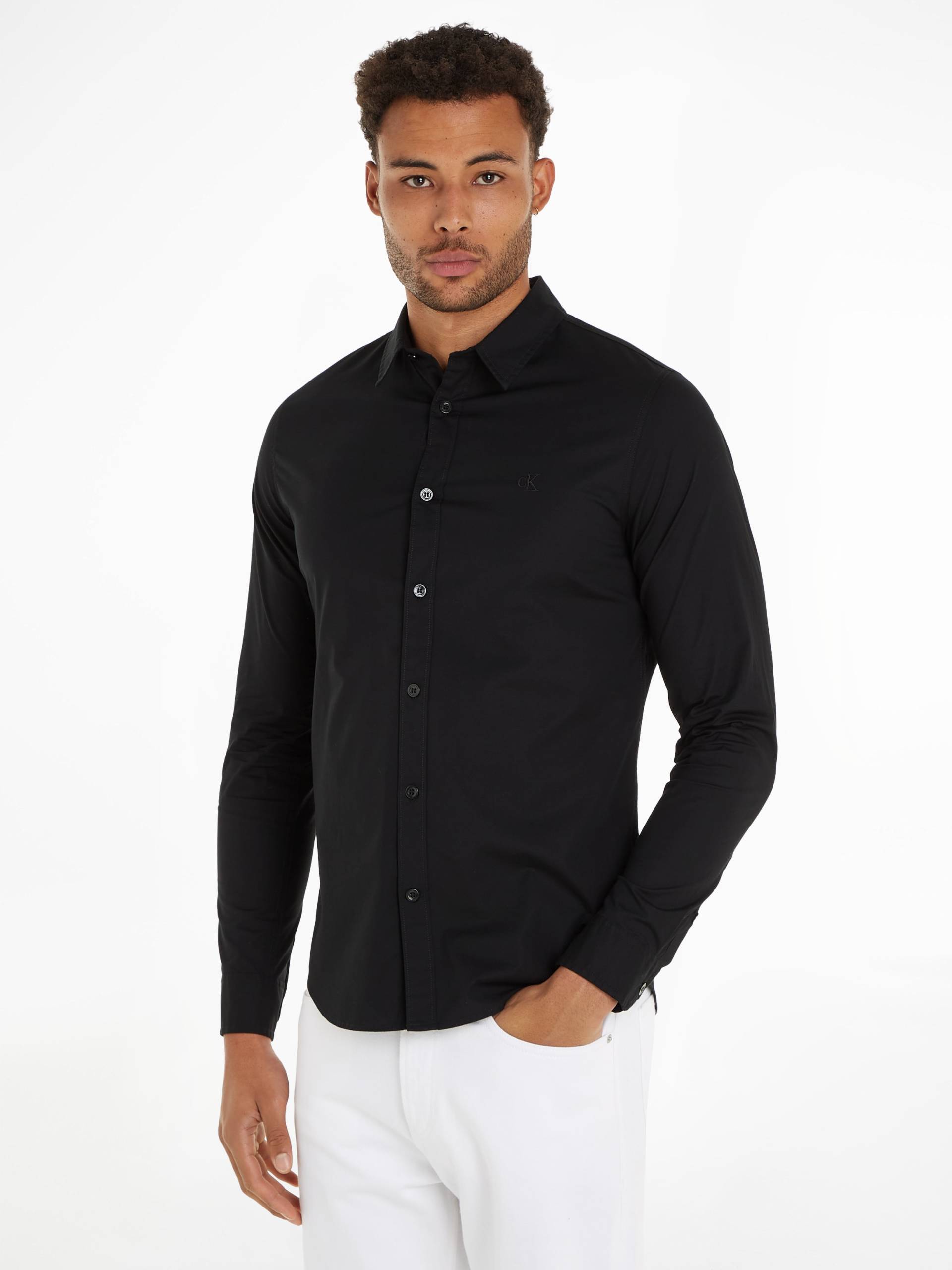 Calvin Klein Jeans Langarmhemd »SLIM STRETCH SHIRT« von Calvin Klein Jeans