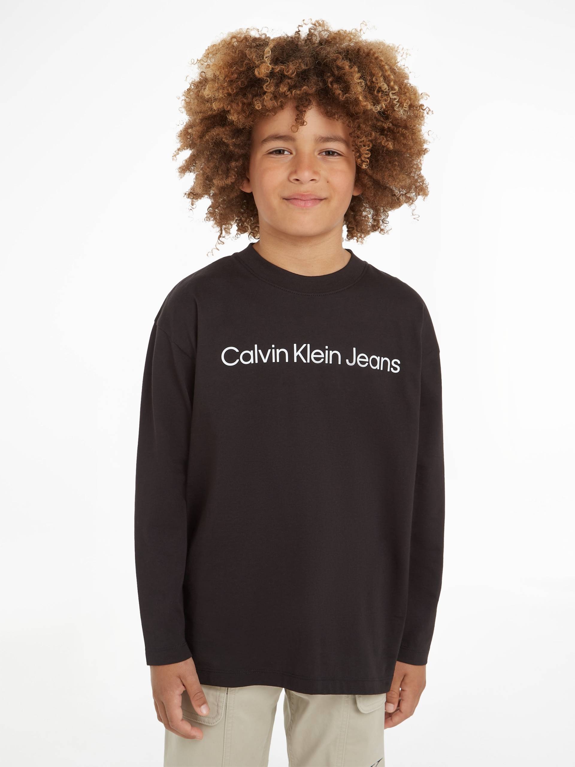 Calvin Klein Jeans Langarmshirt »INST. LOGO RELAXED LS T-SHIRT« von Calvin Klein Jeans